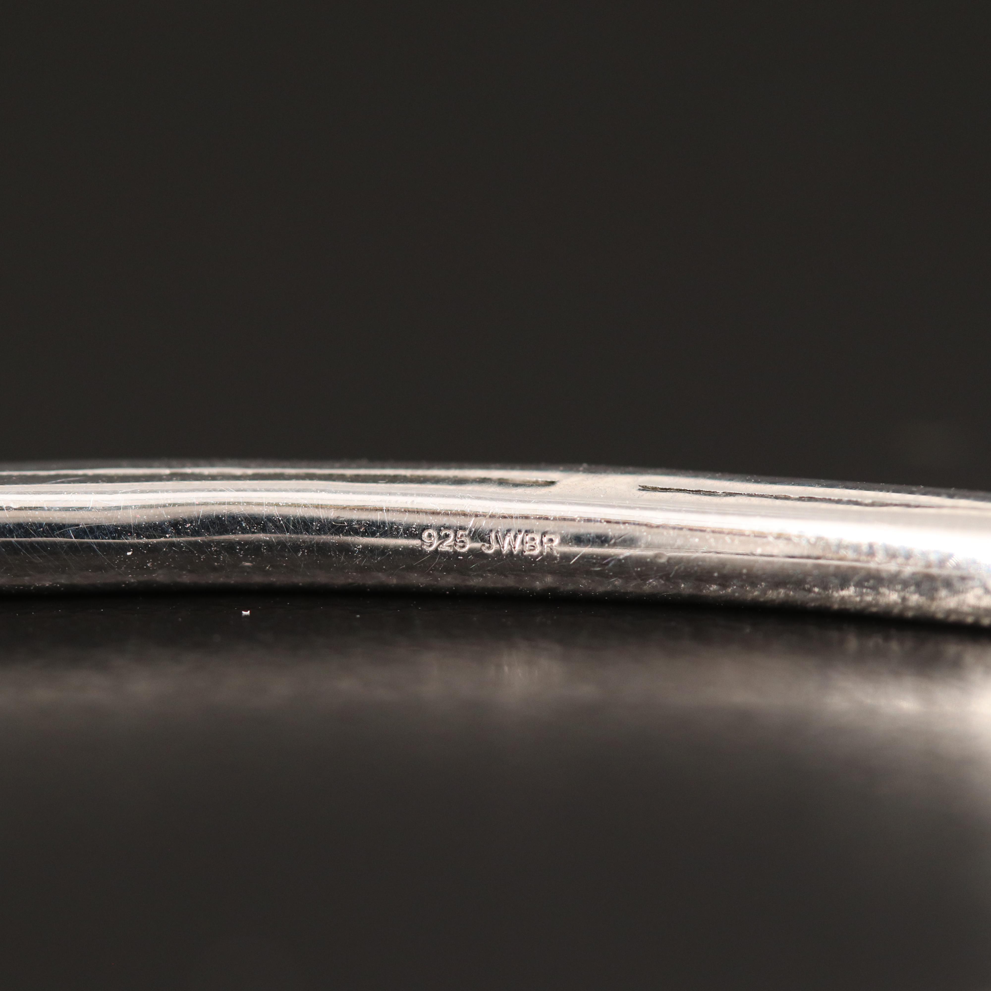 Diamond Bolo Bracelet in Sterling