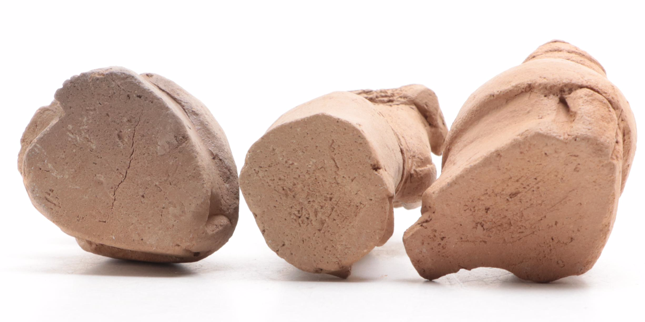 George Shija Signed Hand Built Clay Nativity Figurines