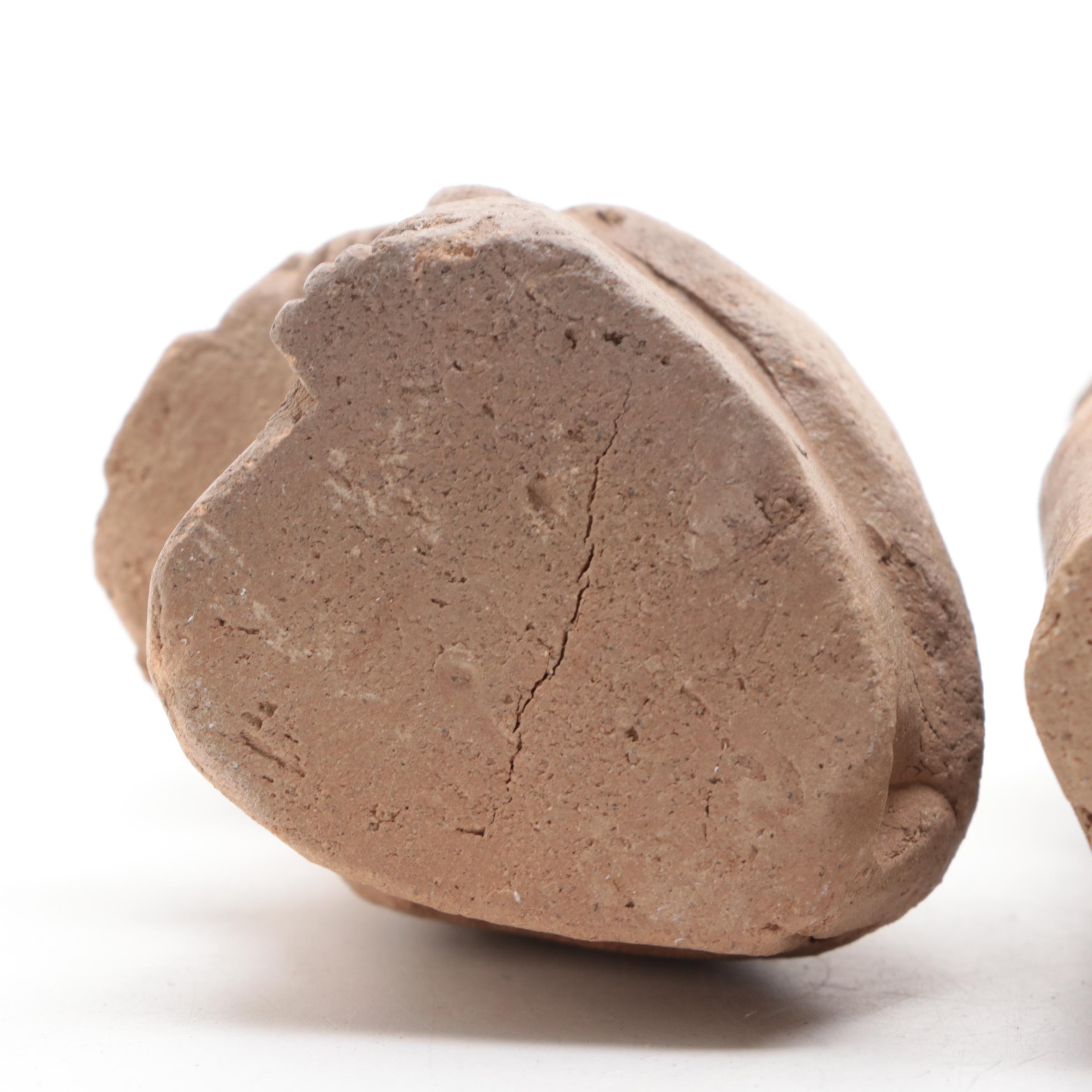 George Shija Signed Hand Built Clay Nativity Figurines