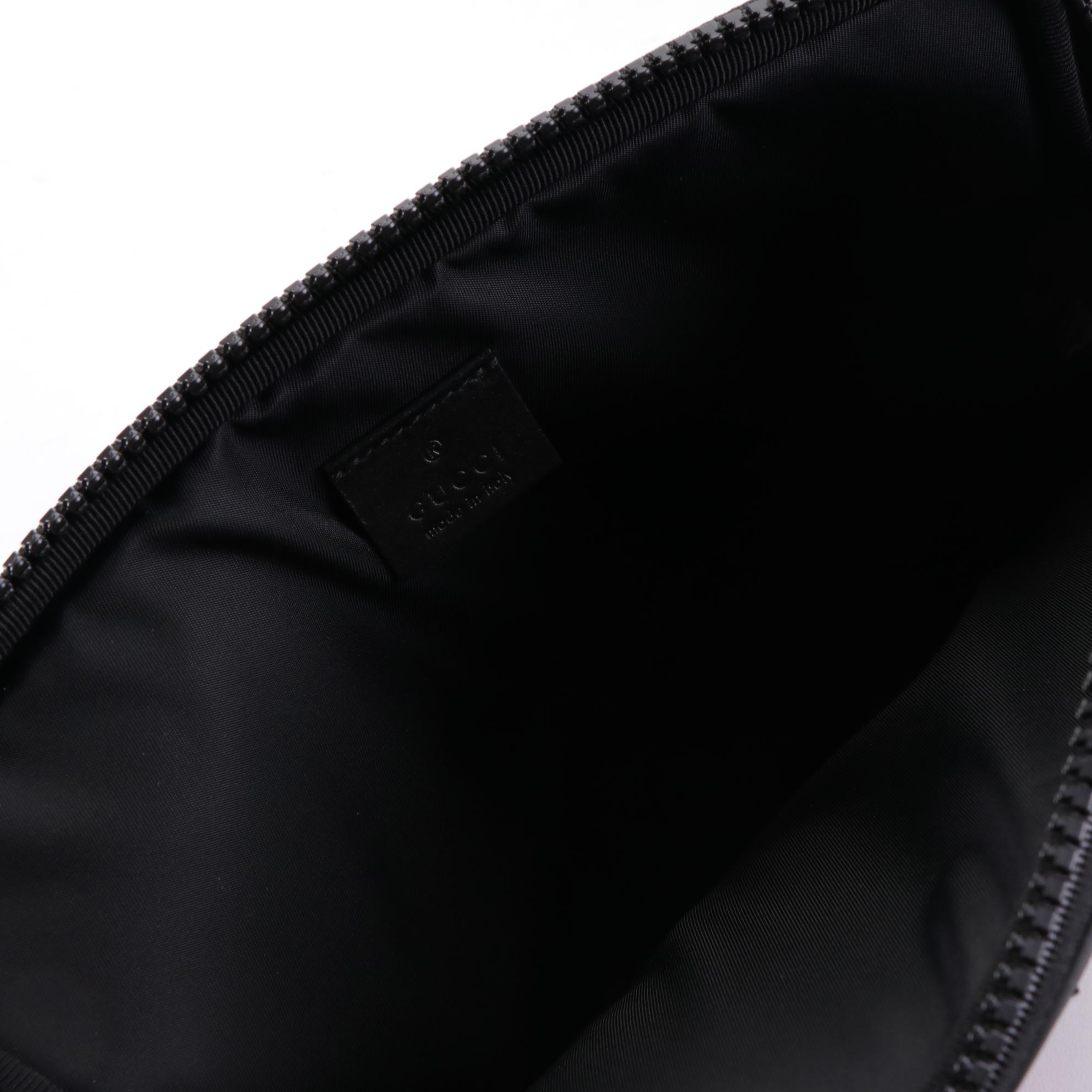 Gucci Zip-Around Tablet Case in Embellished Black Nylon