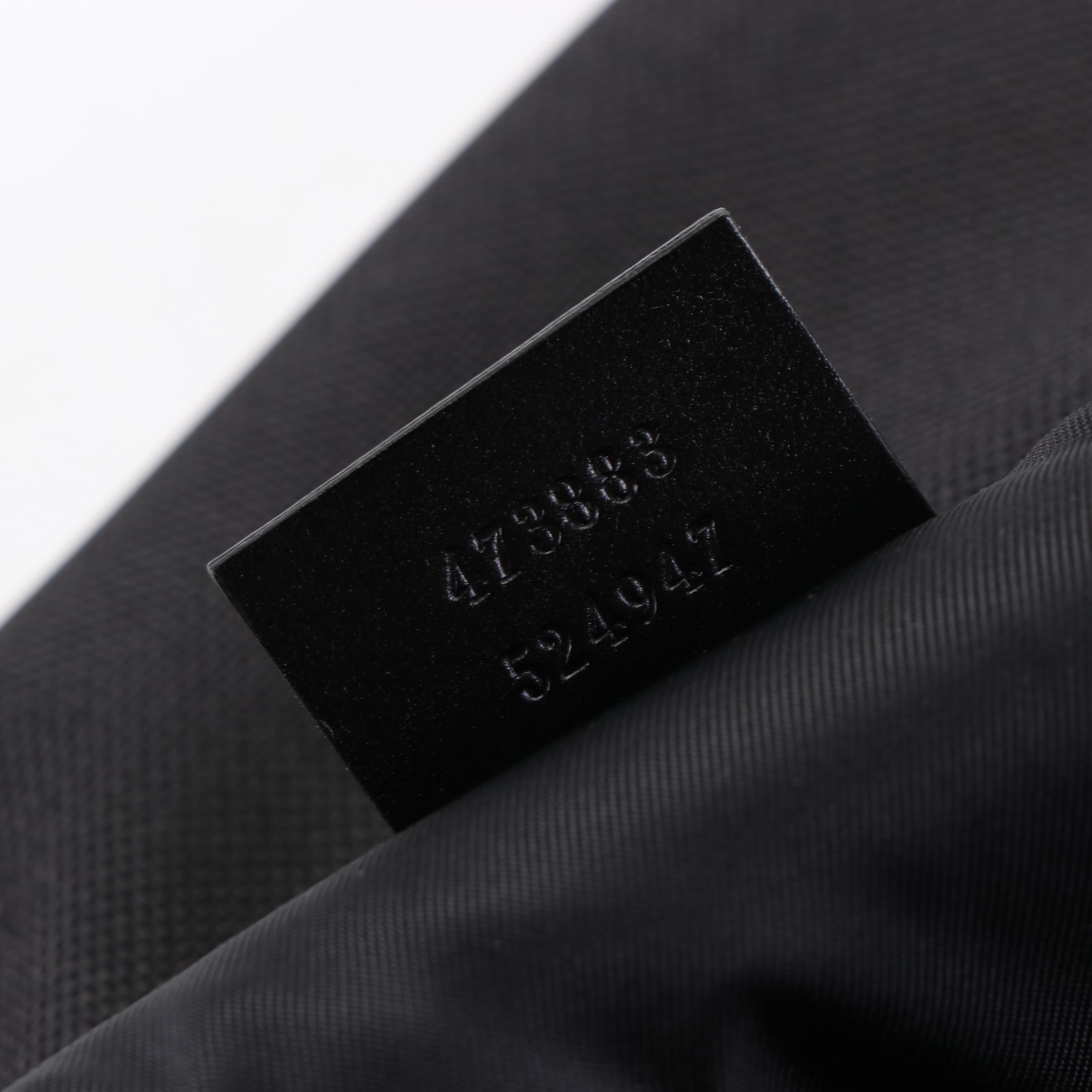 Gucci Zip-Around Tablet Case in Embellished Black Nylon