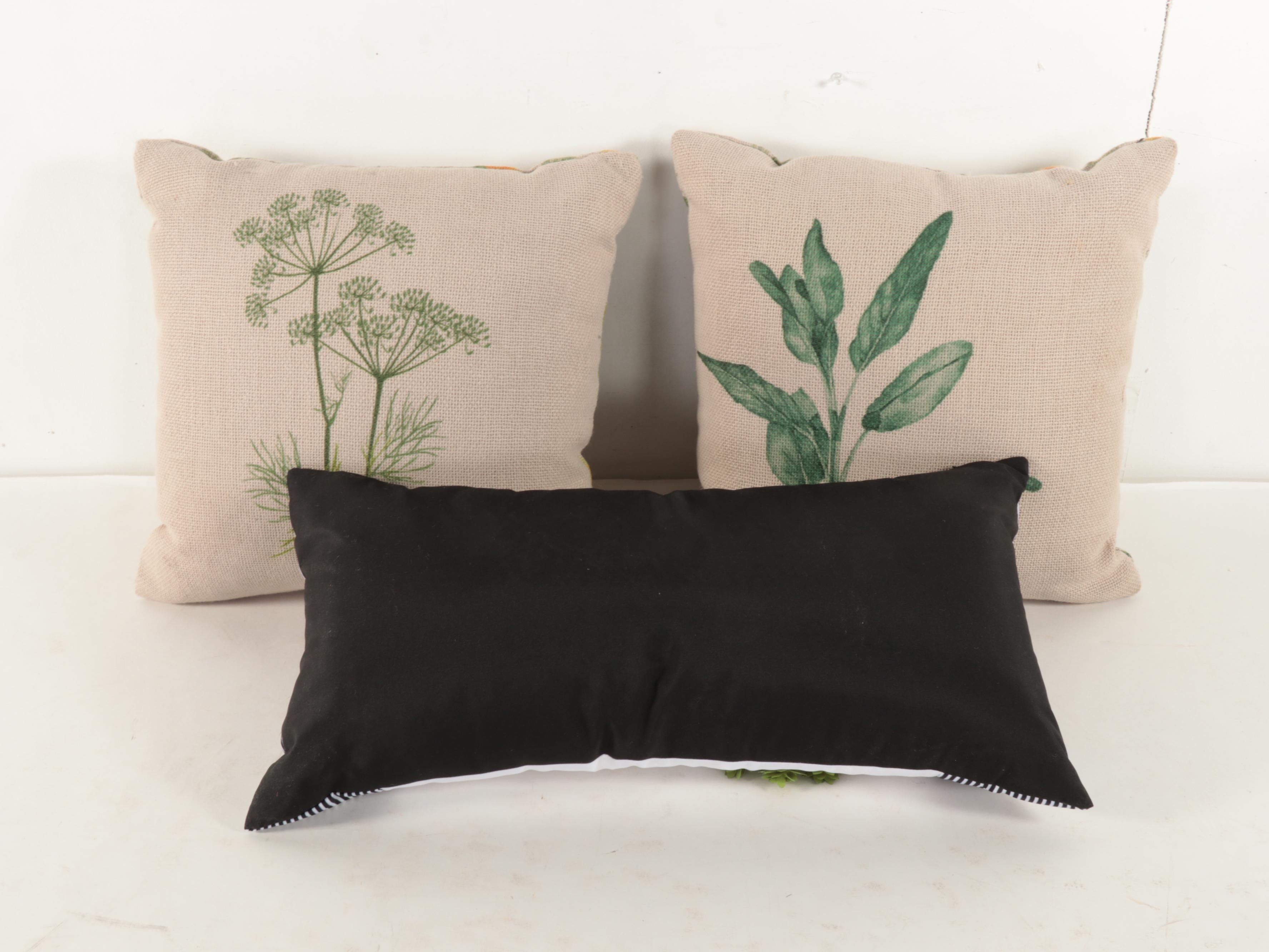 Thrō, Gloster and Other Accent Pillows With Caroline Grace Wool Throw