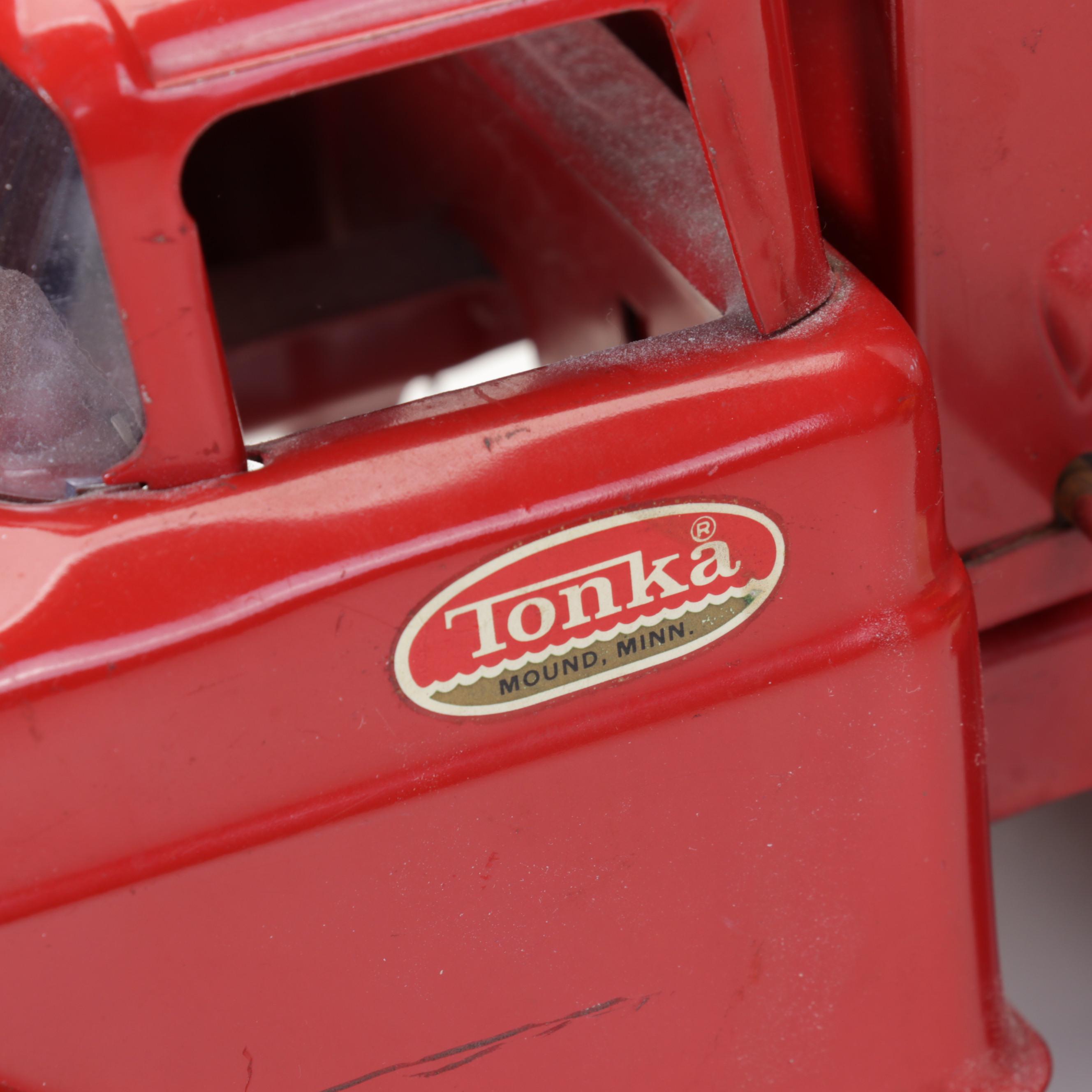 Tonka Toys Diecast Trucks and Attachments, Late 20th Century