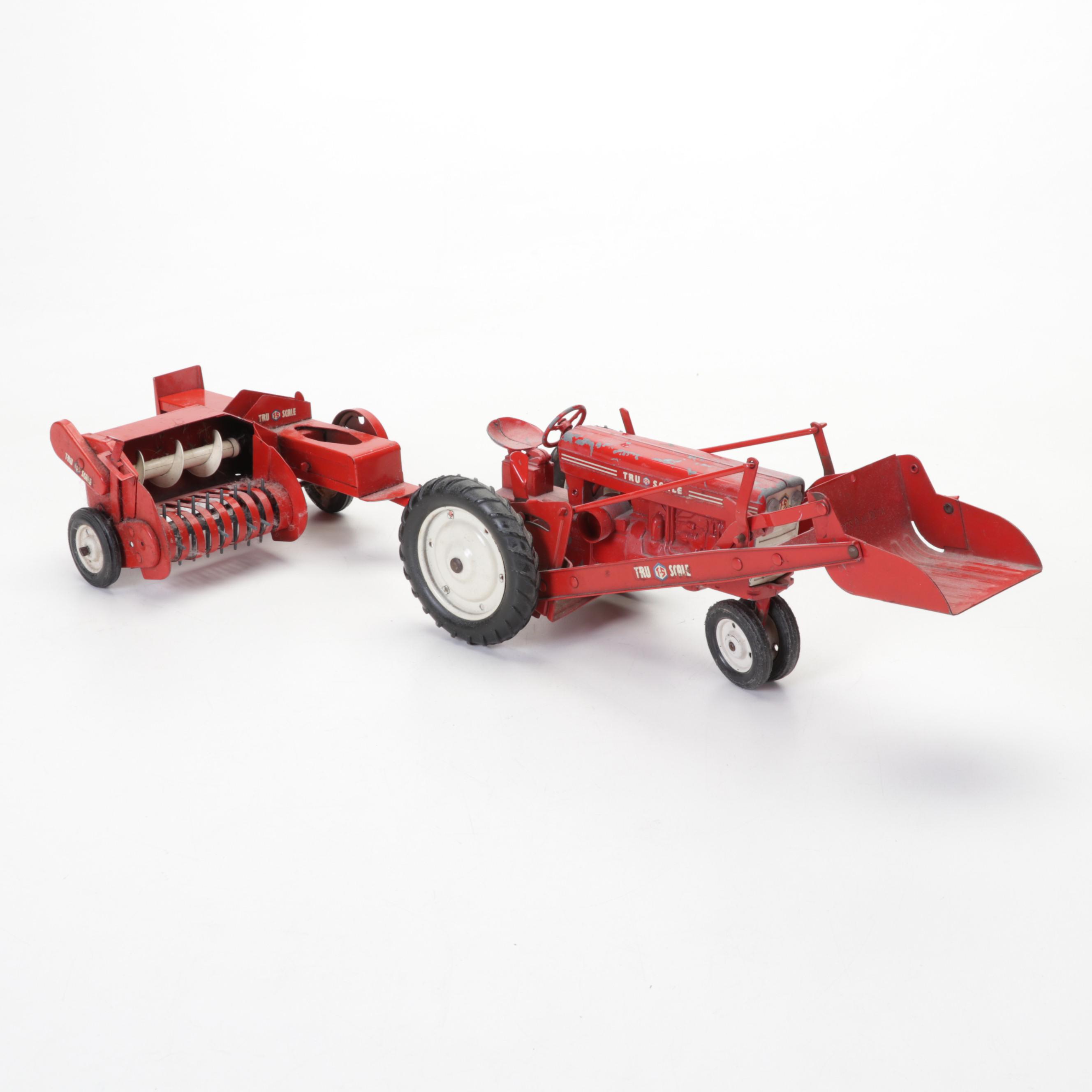 Tonka Toys Diecast Trucks and Attachments, Late 20th Century