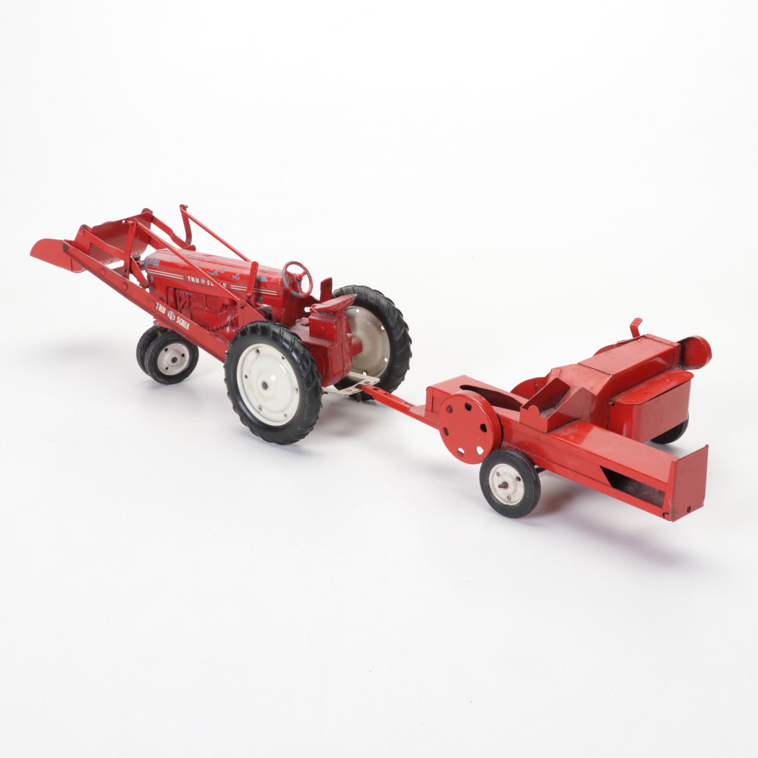 Tonka Toys Diecast Trucks and Attachments, Late 20th Century