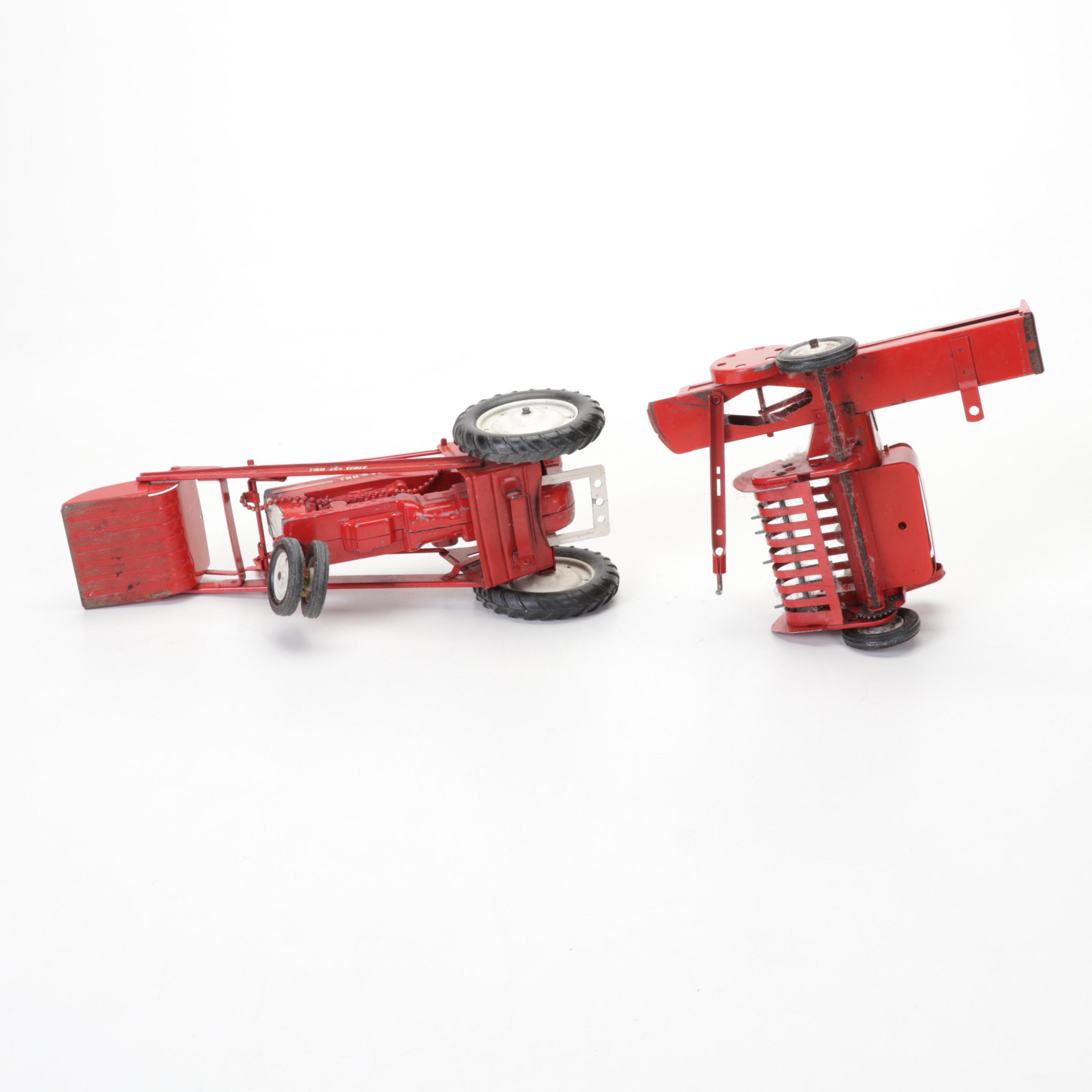 Tonka Toys Diecast Trucks and Attachments, Late 20th Century