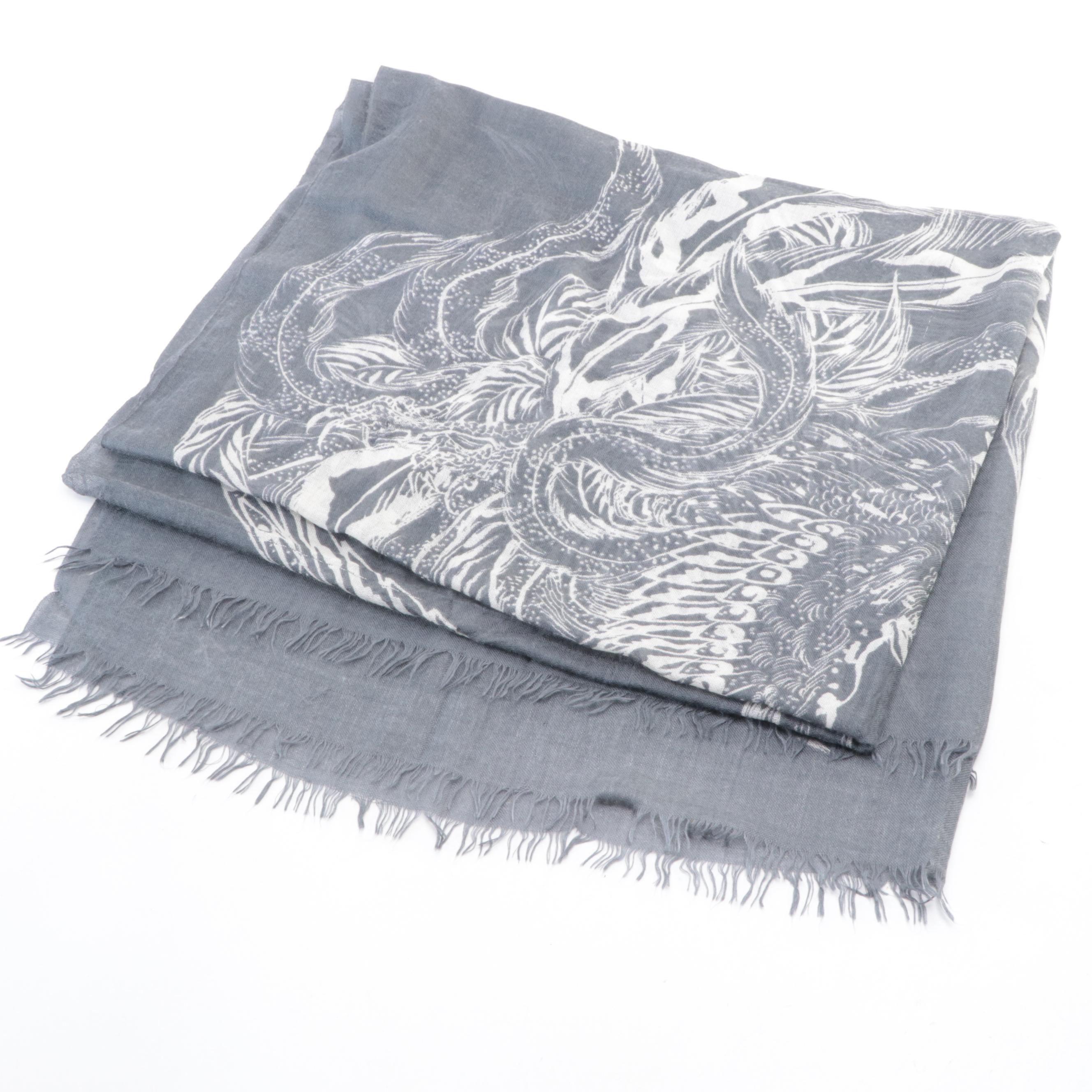 Charter Club Cashmere Scarf with Other Cotton and Wool Scarves