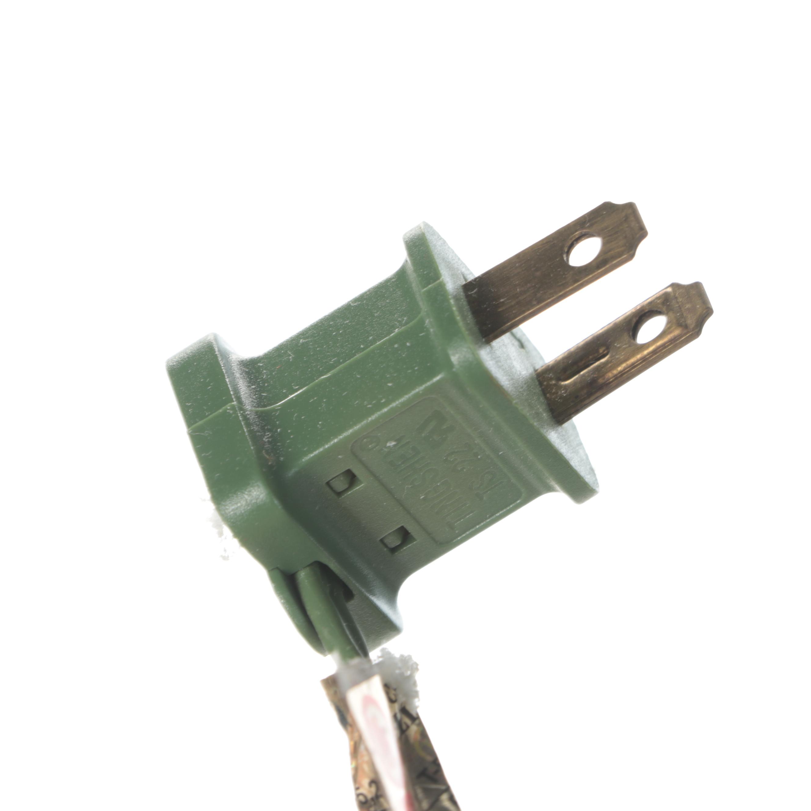 Flocked and Pre-Lit Christmas Trees With Pre-Lit Holiday Wreath