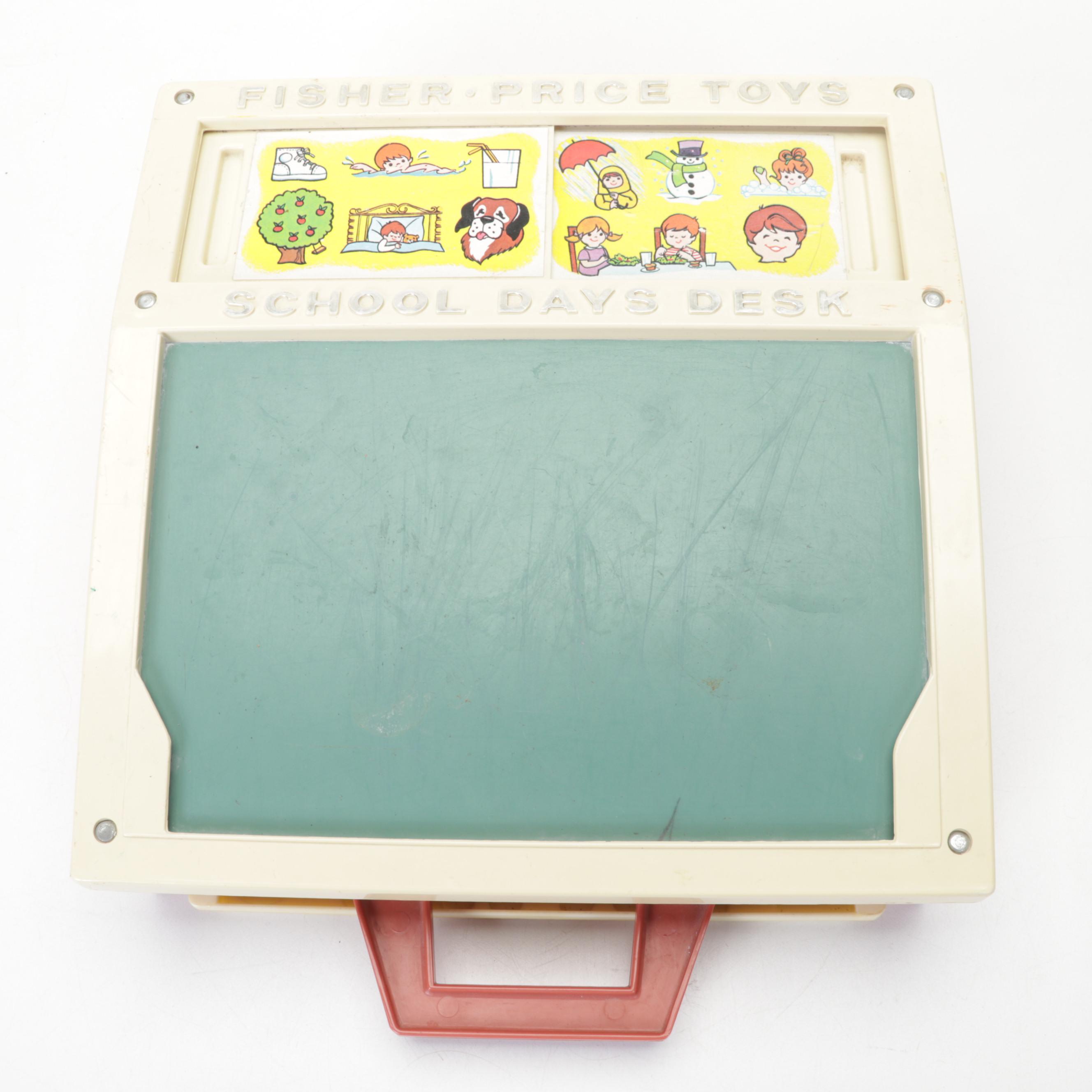 Fisher-Price and Tom Thumb Toys Featuring "Junior Circus" and "School Day Desk"