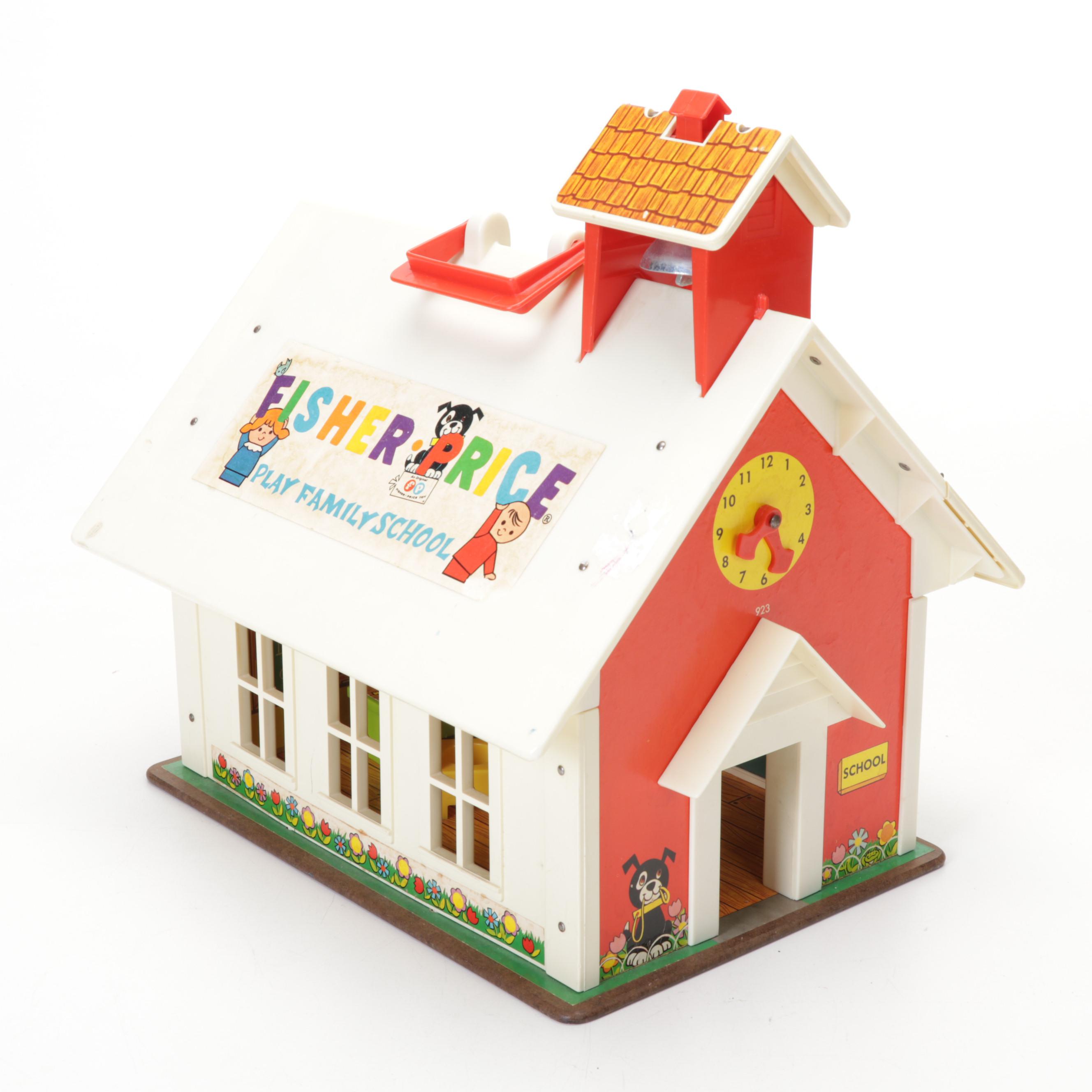 Fisher-Price and Tom Thumb Toys Featuring "Junior Circus" and "School Day Desk"