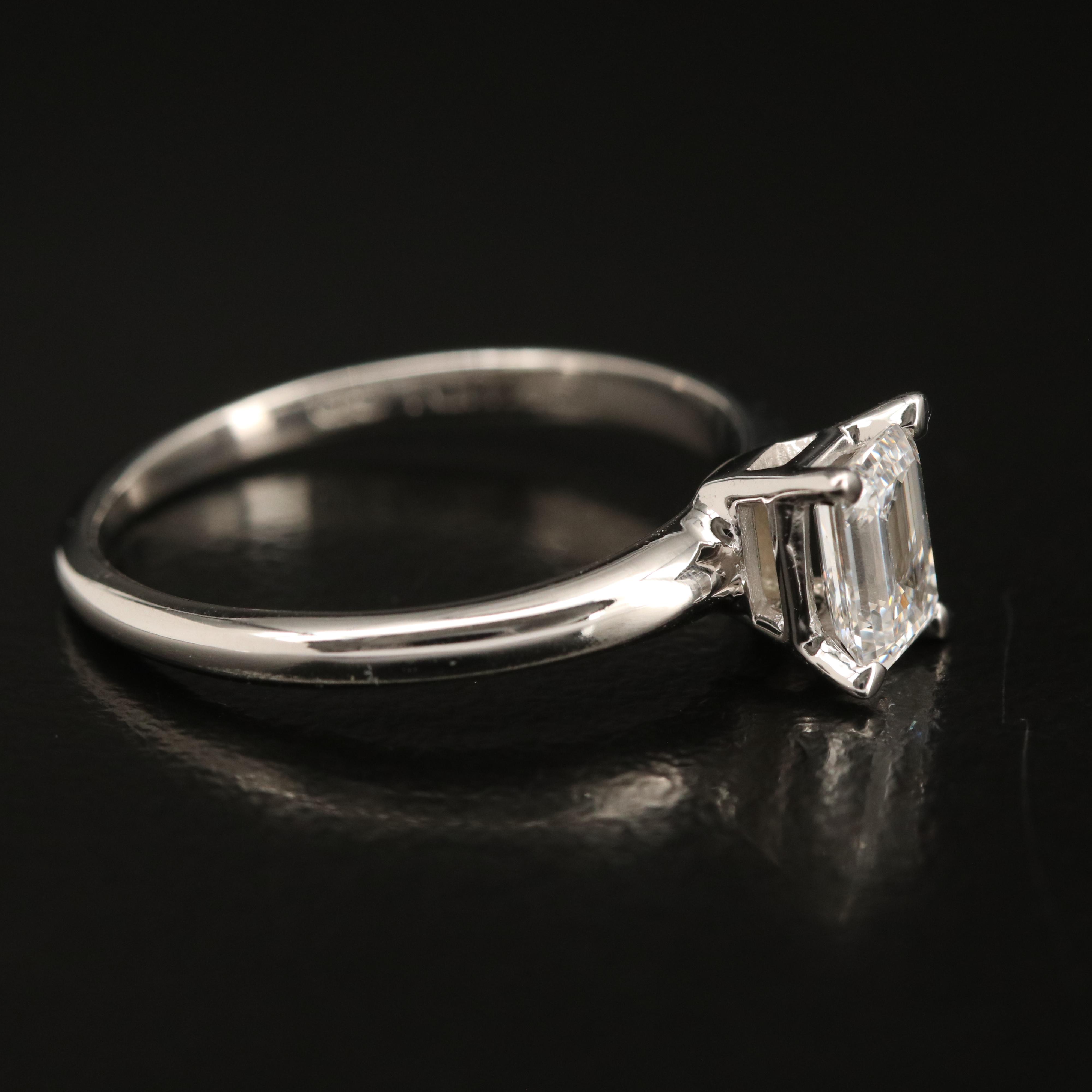 14K 0.55 CT Lab Grown Diamond Solitaire Ring