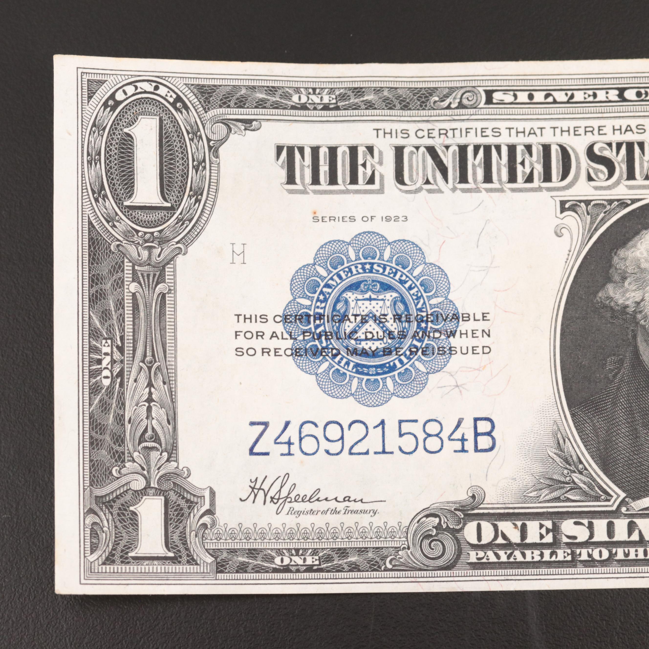 Three Large-Size Banknotes, U.S. and CSA Currency