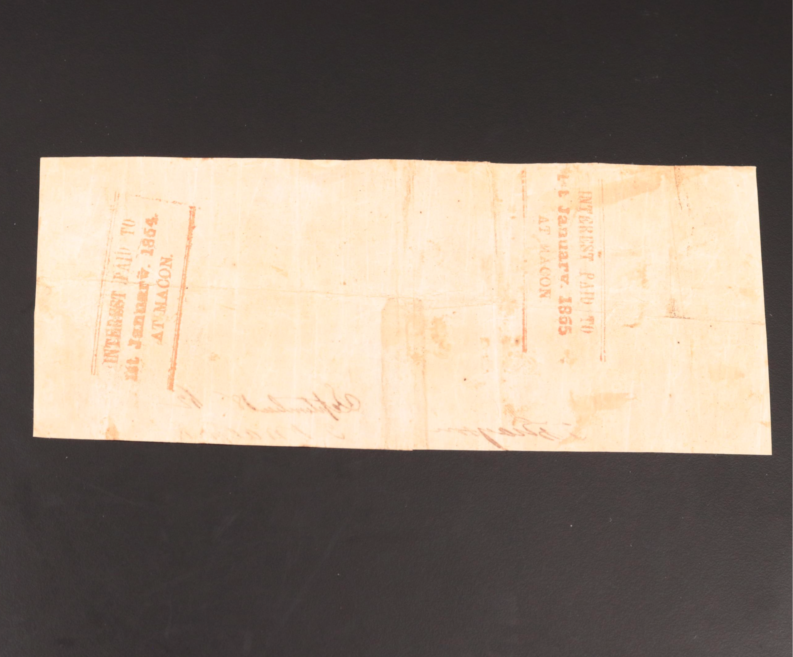 Three Large-Size Banknotes, U.S. and CSA Currency