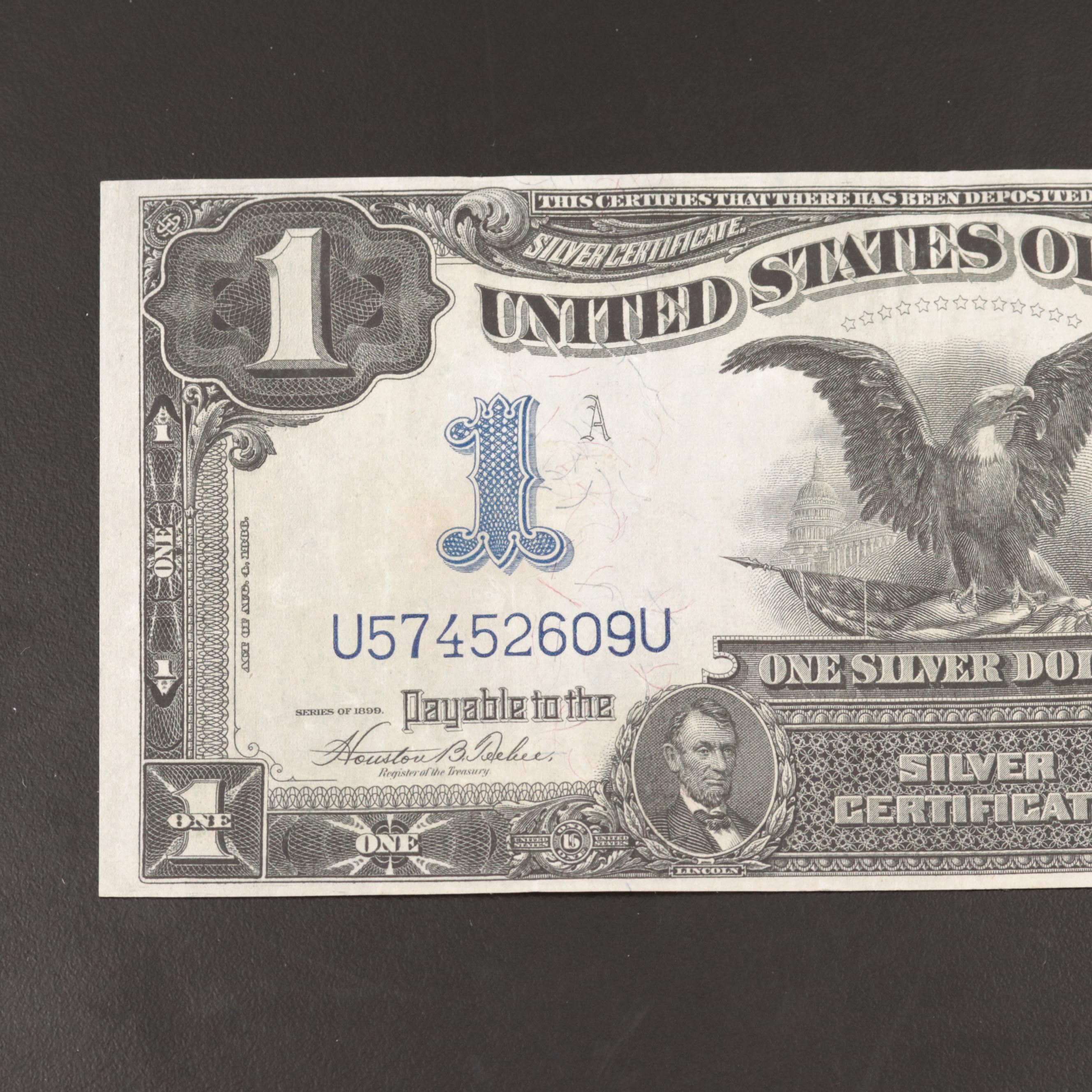 Three Large-Size Banknotes, U.S. and CSA Currency