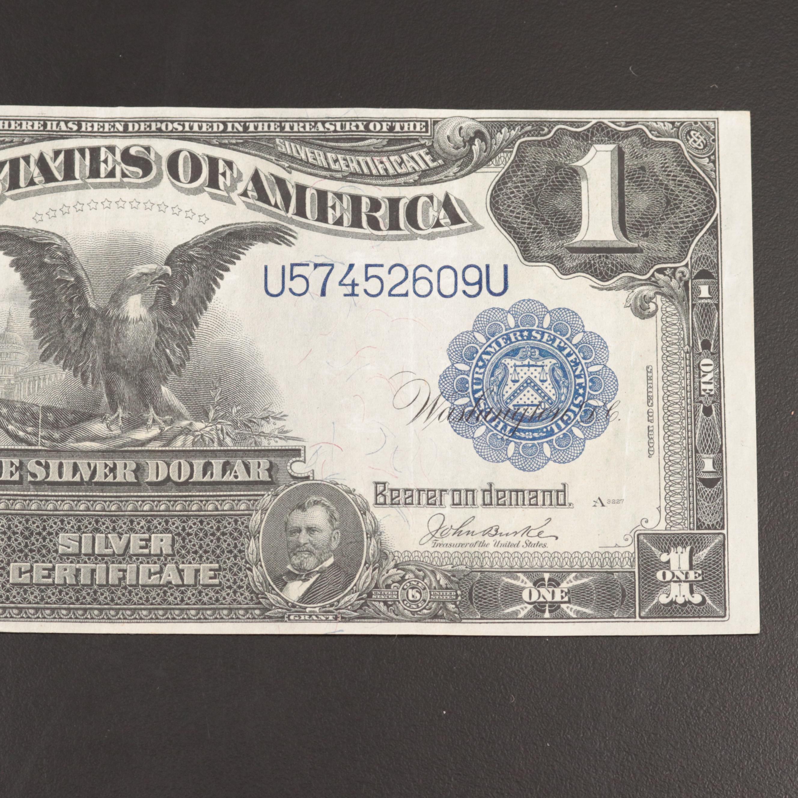 Three Large-Size Banknotes, U.S. and CSA Currency