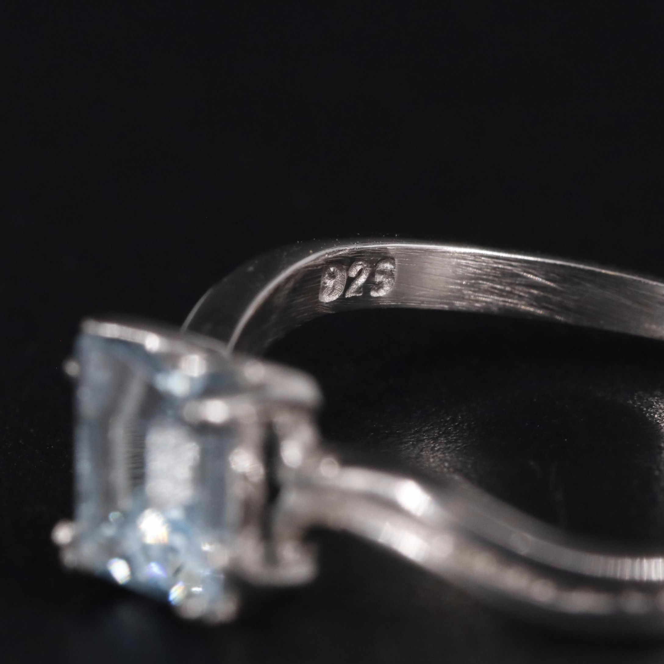 Sterling Blue Topaz Ring