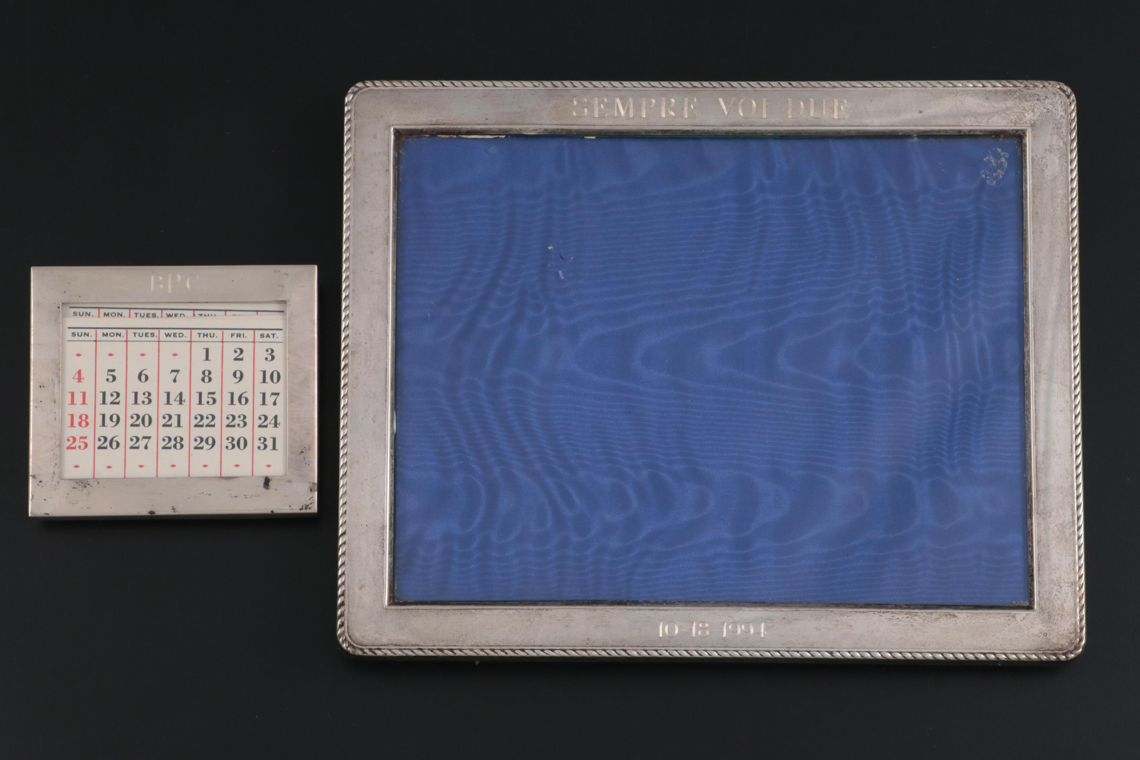 American and English Sterling Silver Tableware and Décor