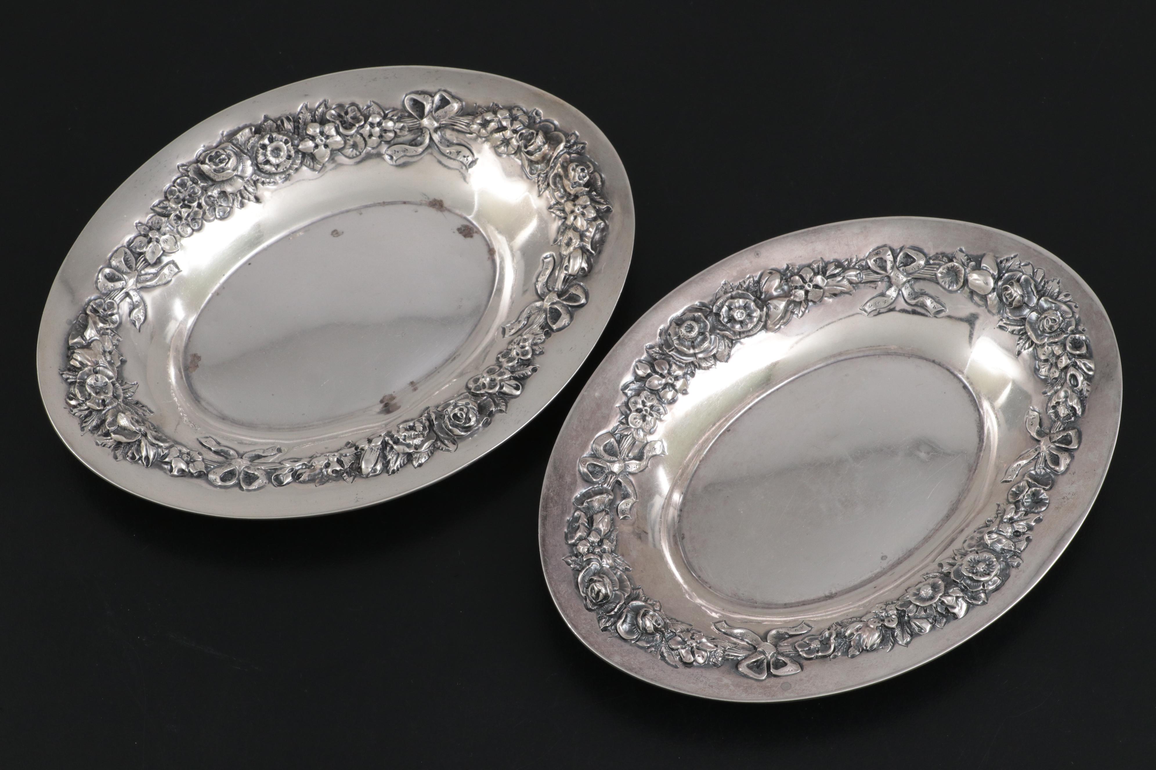 American and English Sterling Silver Tableware and Décor