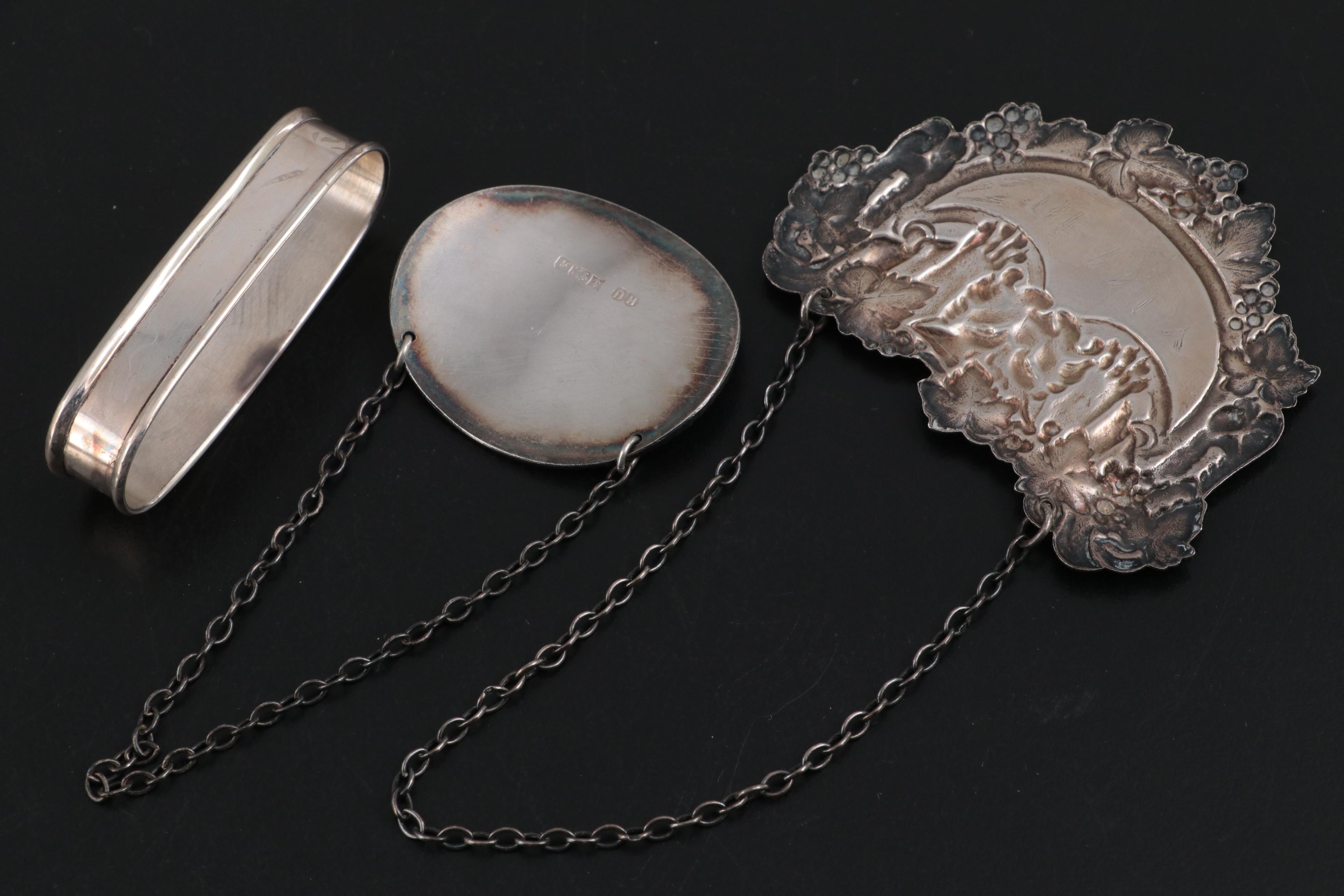 American and English Sterling Silver Tableware and Décor