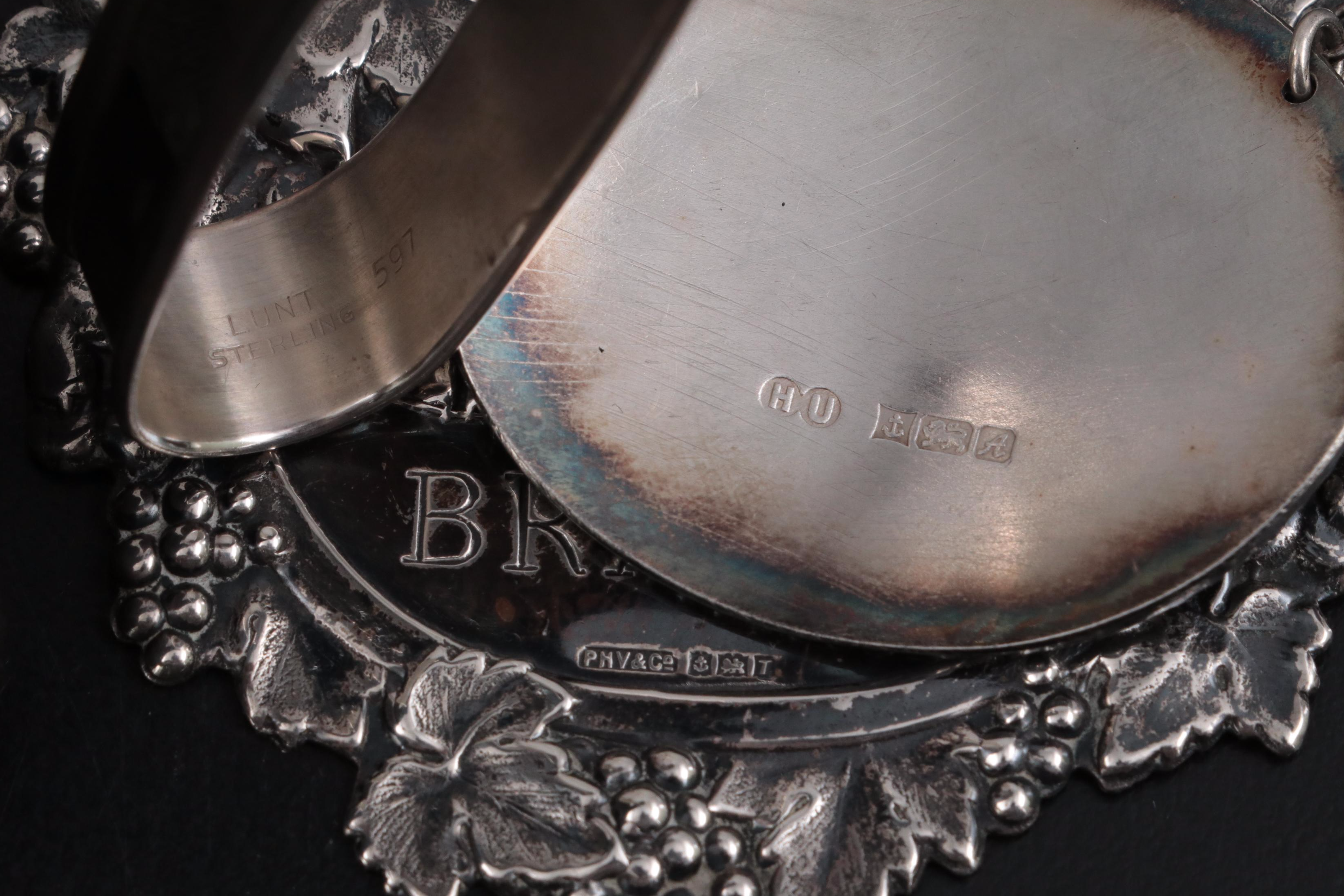 American and English Sterling Silver Tableware and Décor