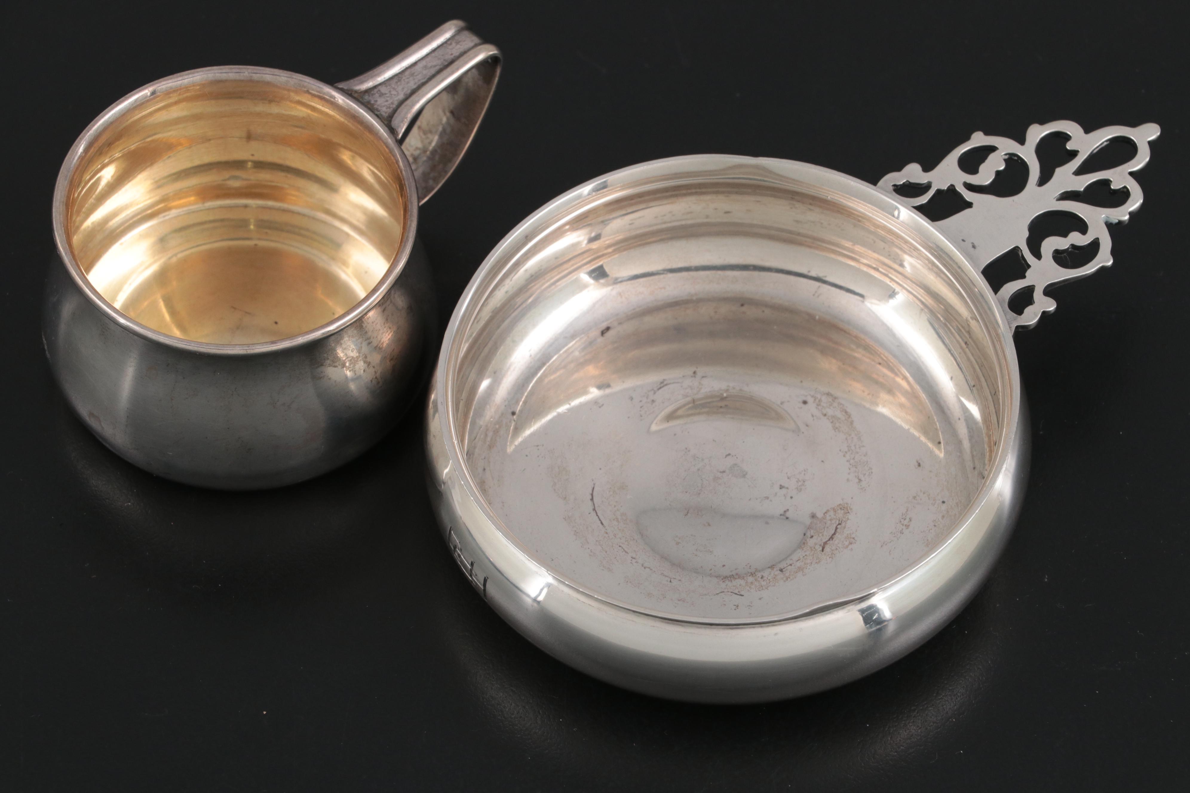 American and English Sterling Silver Tableware and Décor