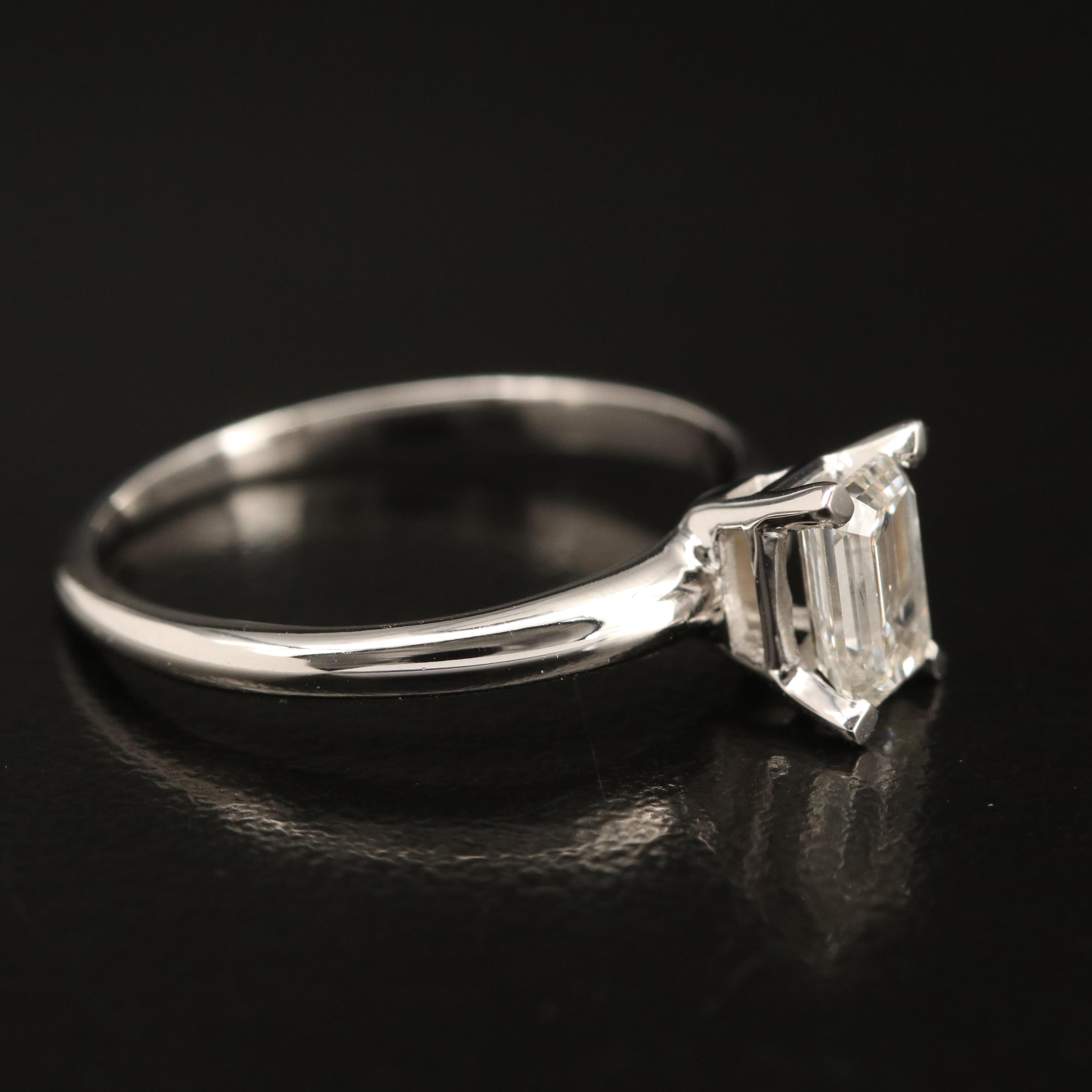 14K 0.63 CT Lab Grown Diamond Solitaire Ring