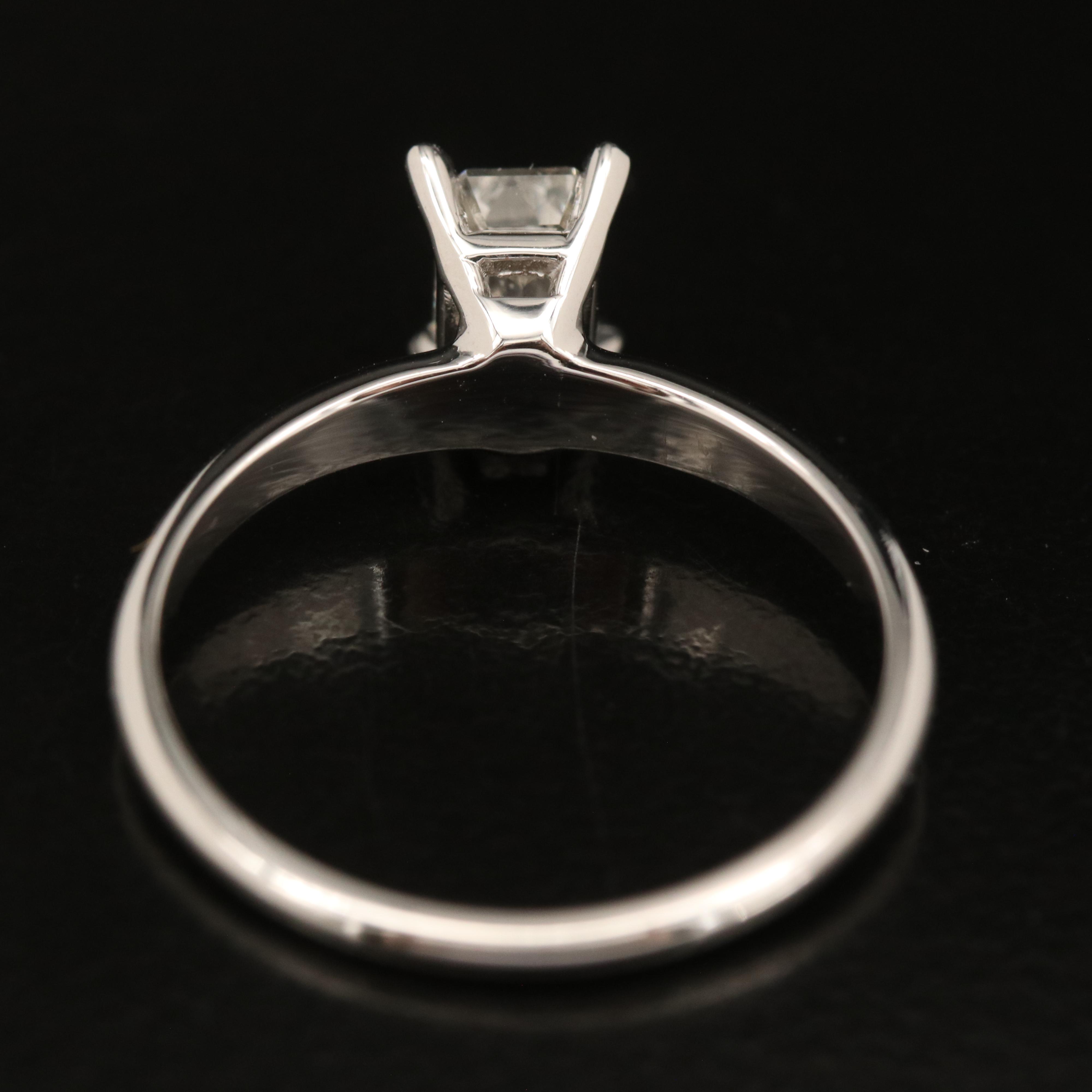 14K 0.63 CT Lab Grown Diamond Solitaire Ring