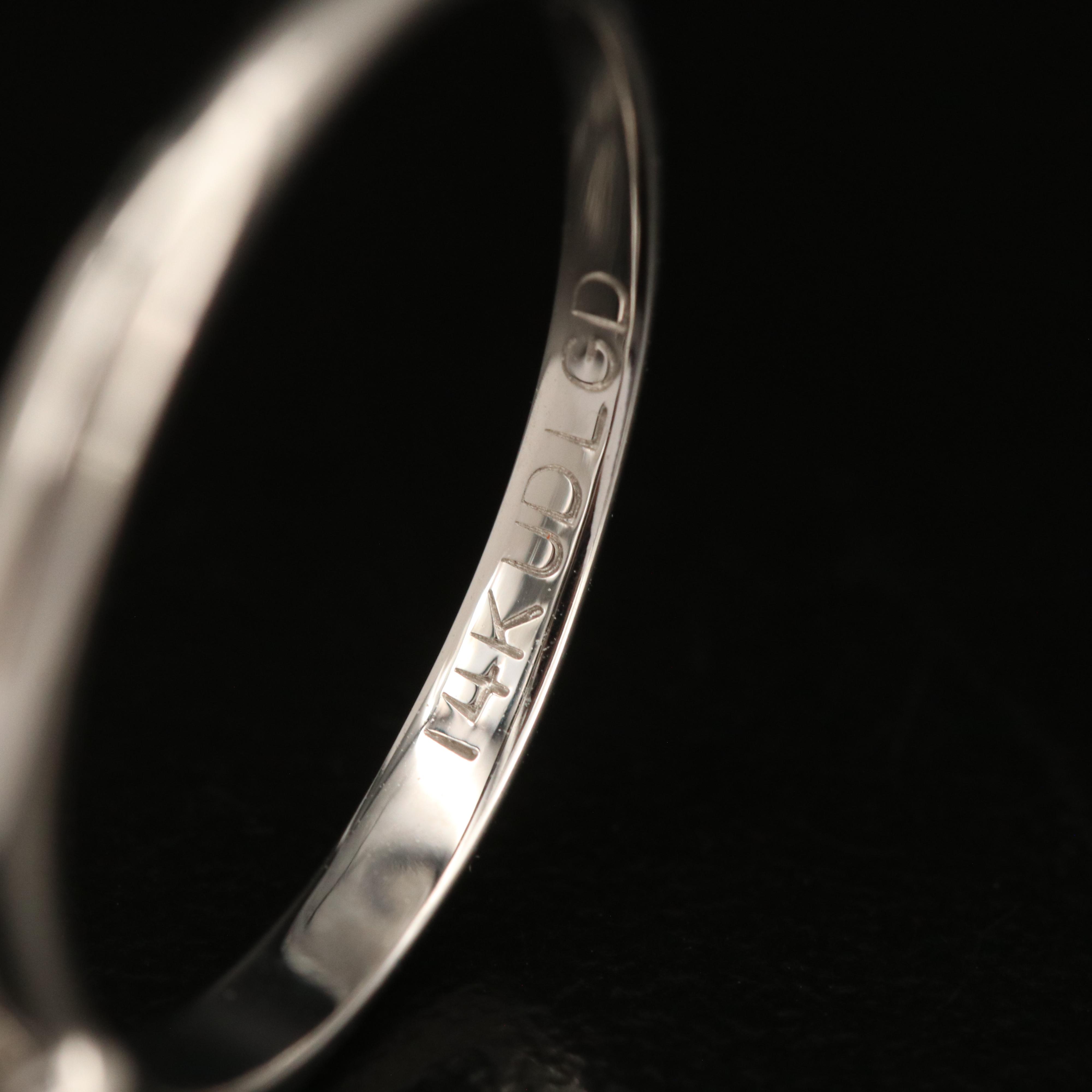 14K 0.63 CT Lab Grown Diamond Solitaire Ring