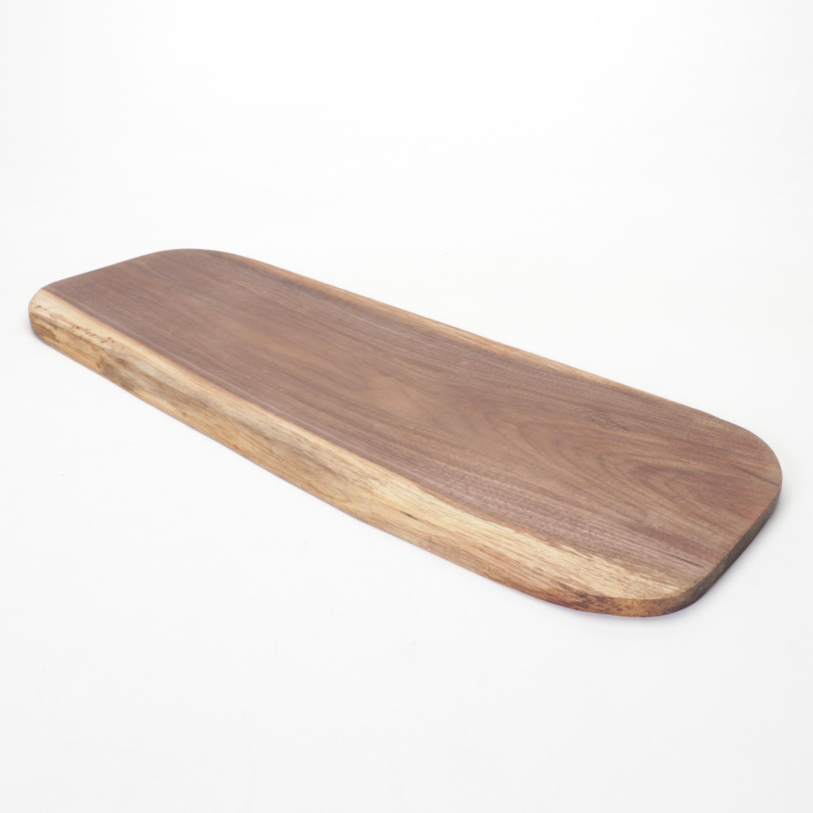 Jim Eliopulos Turned Box Elder Bowl, Maple Bird Sculpture, & Cutting Board