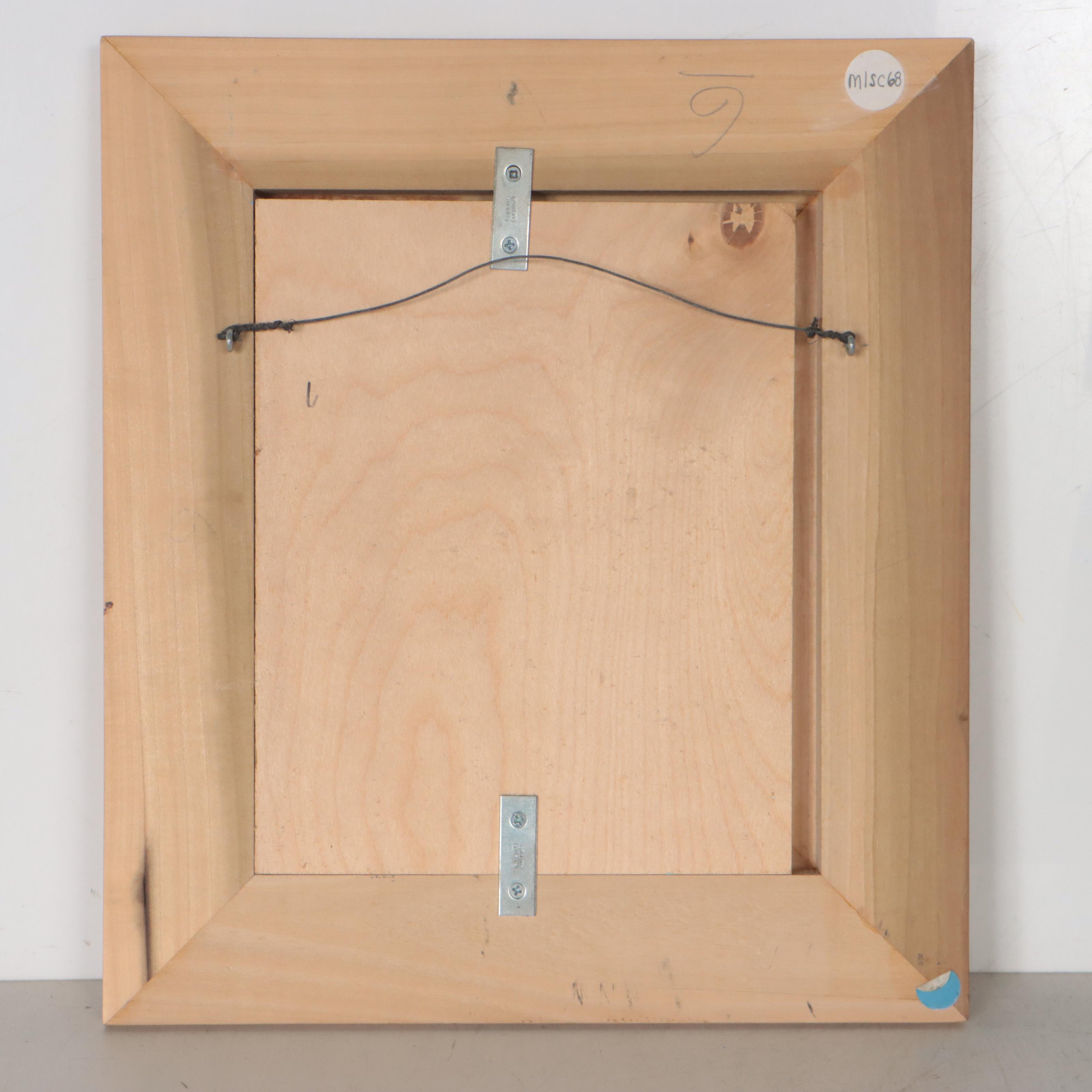 M. Scott Coastal Landscape Oil Painting