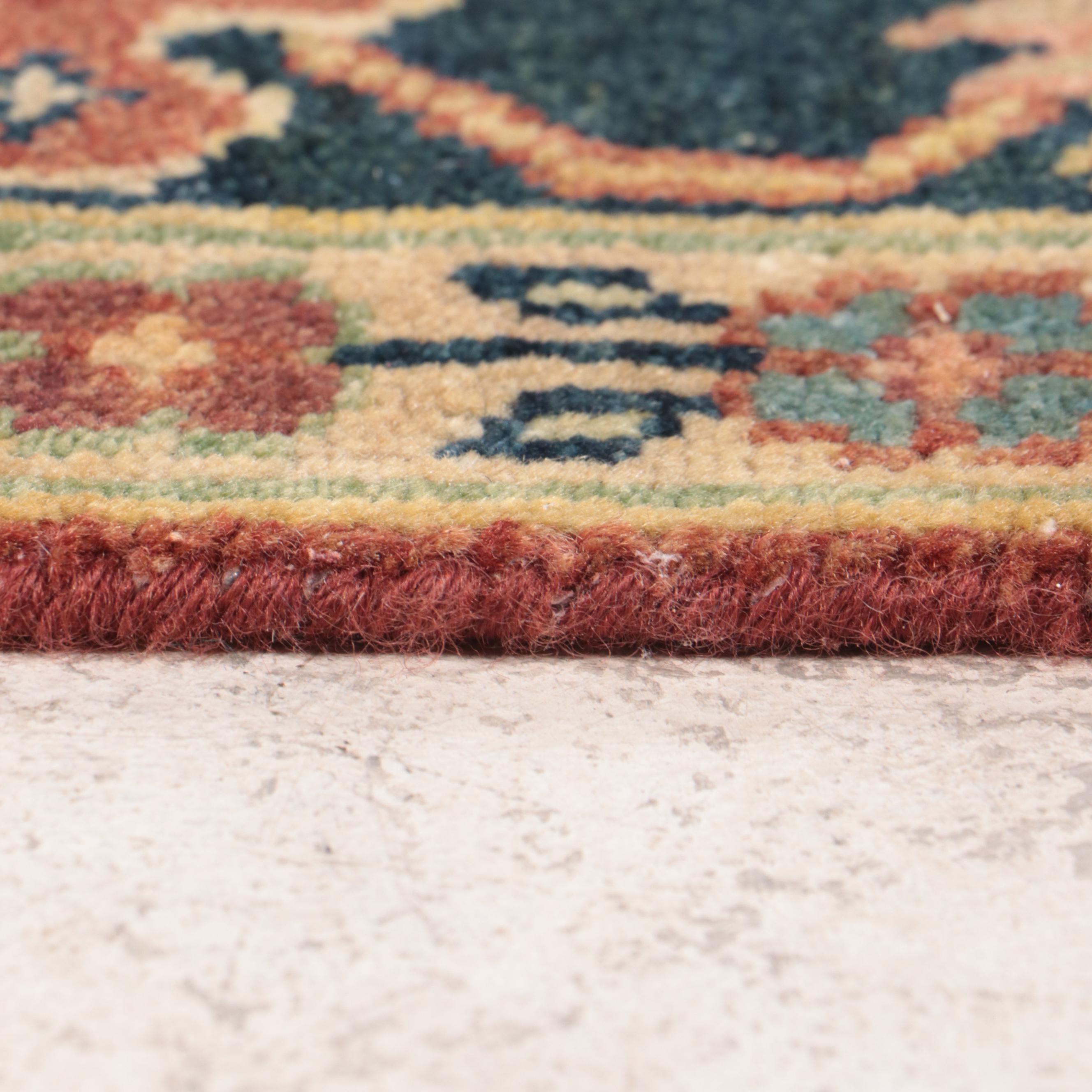 8'1 x 10' Hand-Knotted Indo-Persian Serapi Area Rug