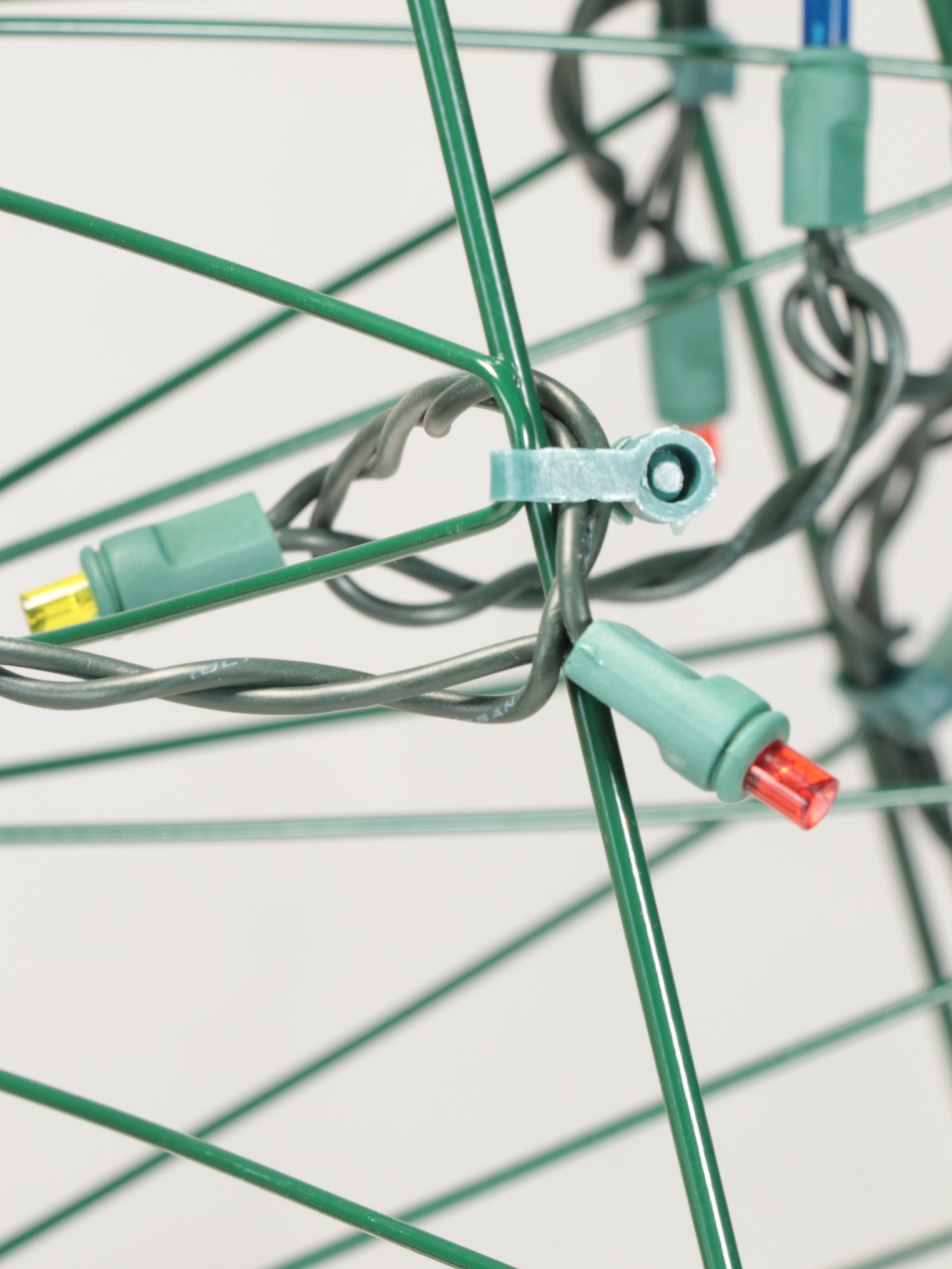 Folding LED Pre-Lit Christmas Tree Displays