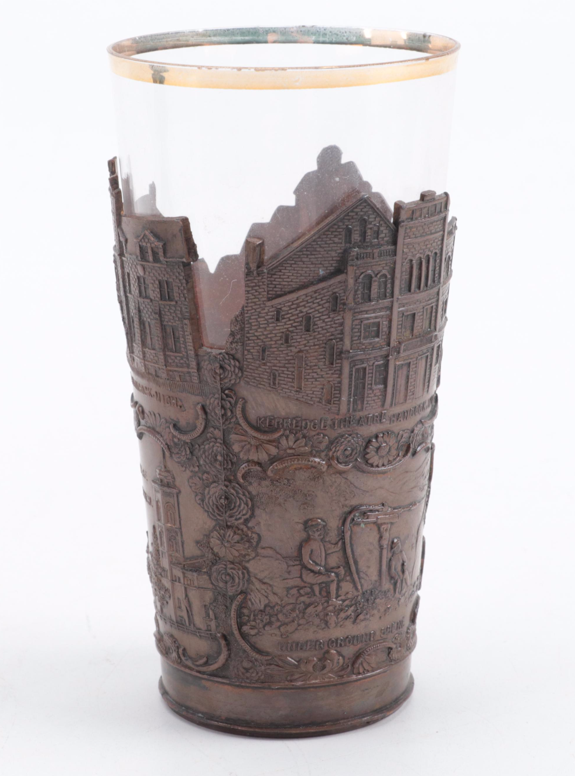 Souvenir Liberty Bell, Adler Planetarium Figurine and Copper Country Cup