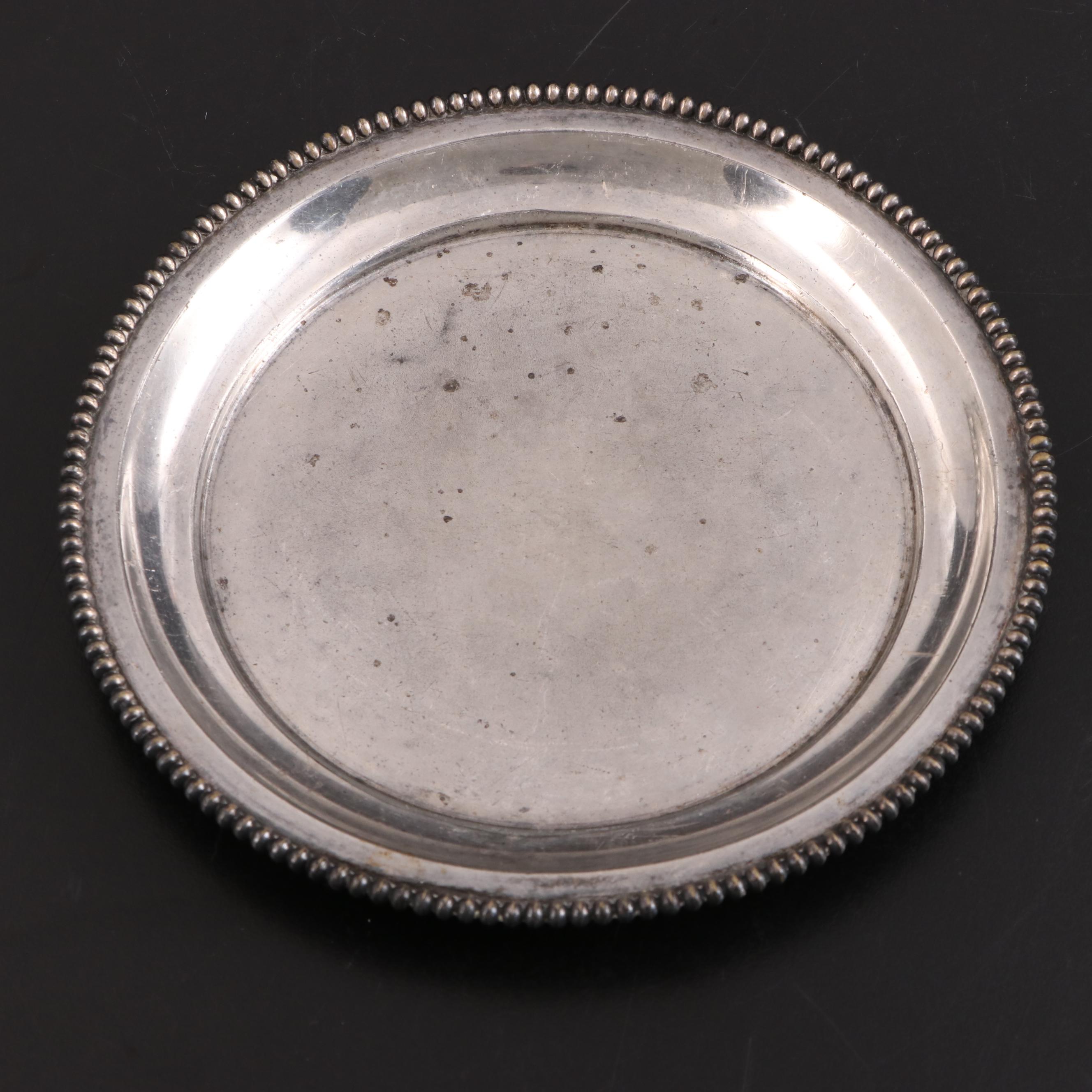 Pairpoint Mfg. Co. Silver Plate Meat Platter with Other Silver Plate Serveware