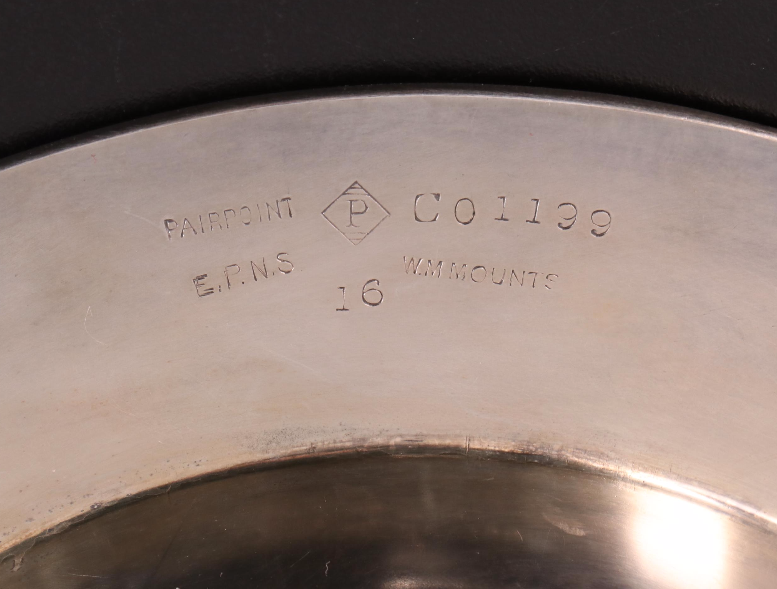 Pairpoint Mfg. Co. Silver Plate Meat Platter with Other Silver Plate Serveware