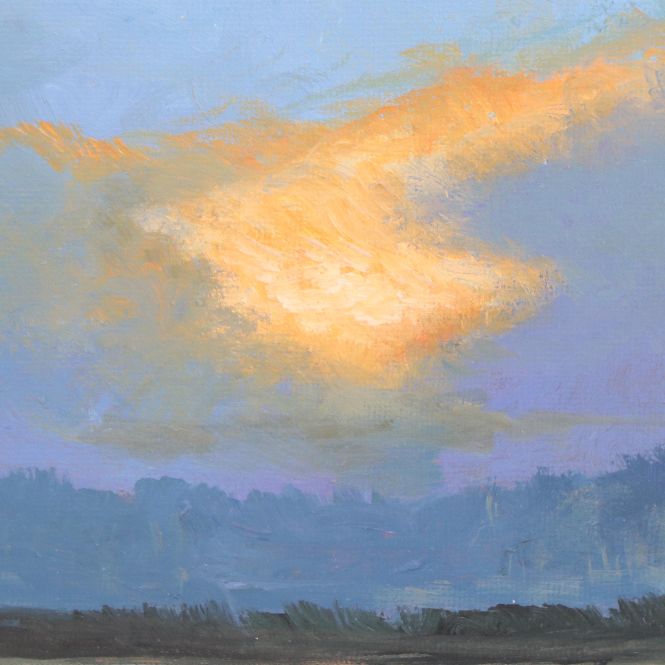 Sulmaz Radvand Sunset Landscape Oil Painting, 21st Century