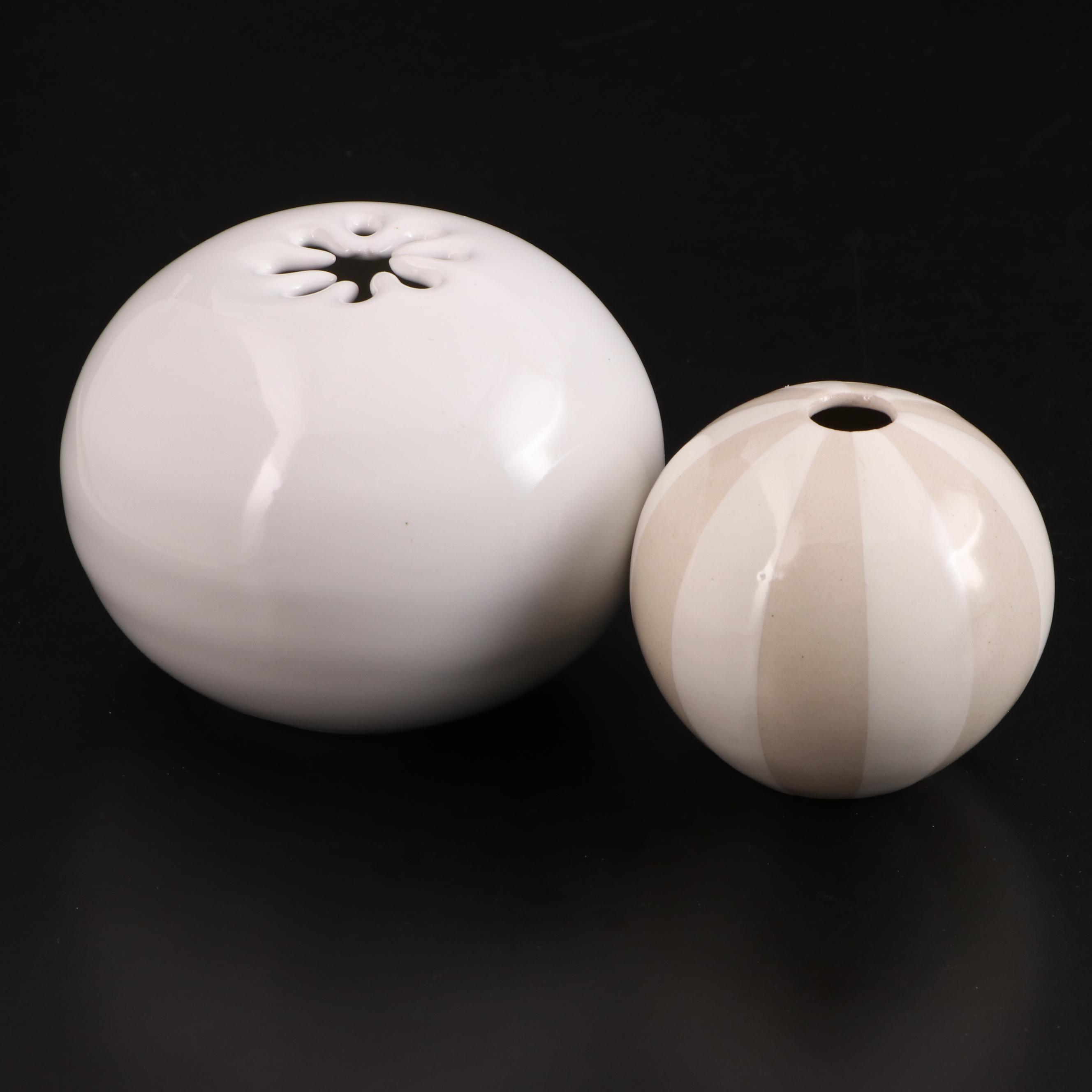 Bennington and Johnathan Adler Pottery Ceramic Vases