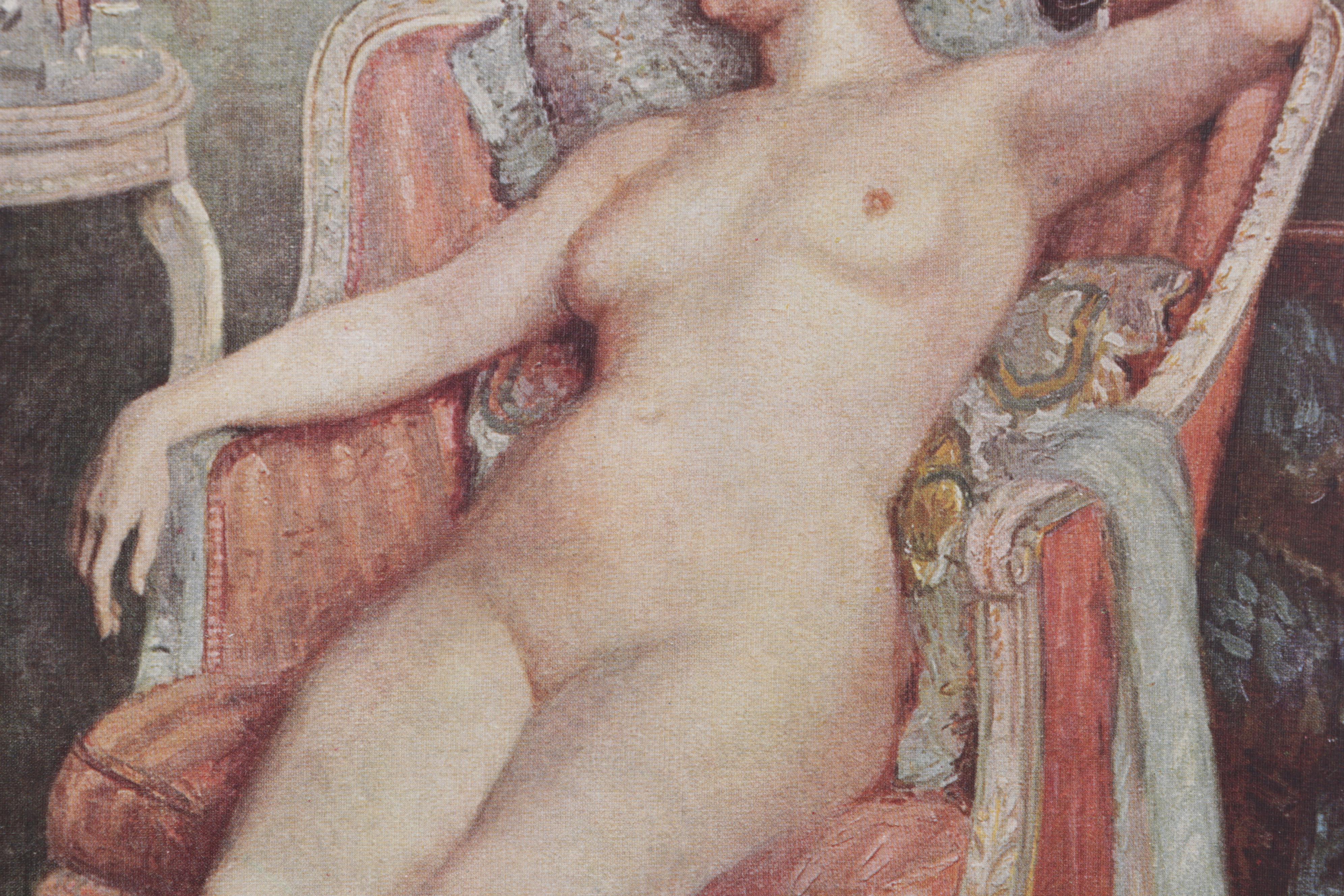 Offset Lithograph After Jean Monti From "La Beauté de la Femme Dans l'Art"