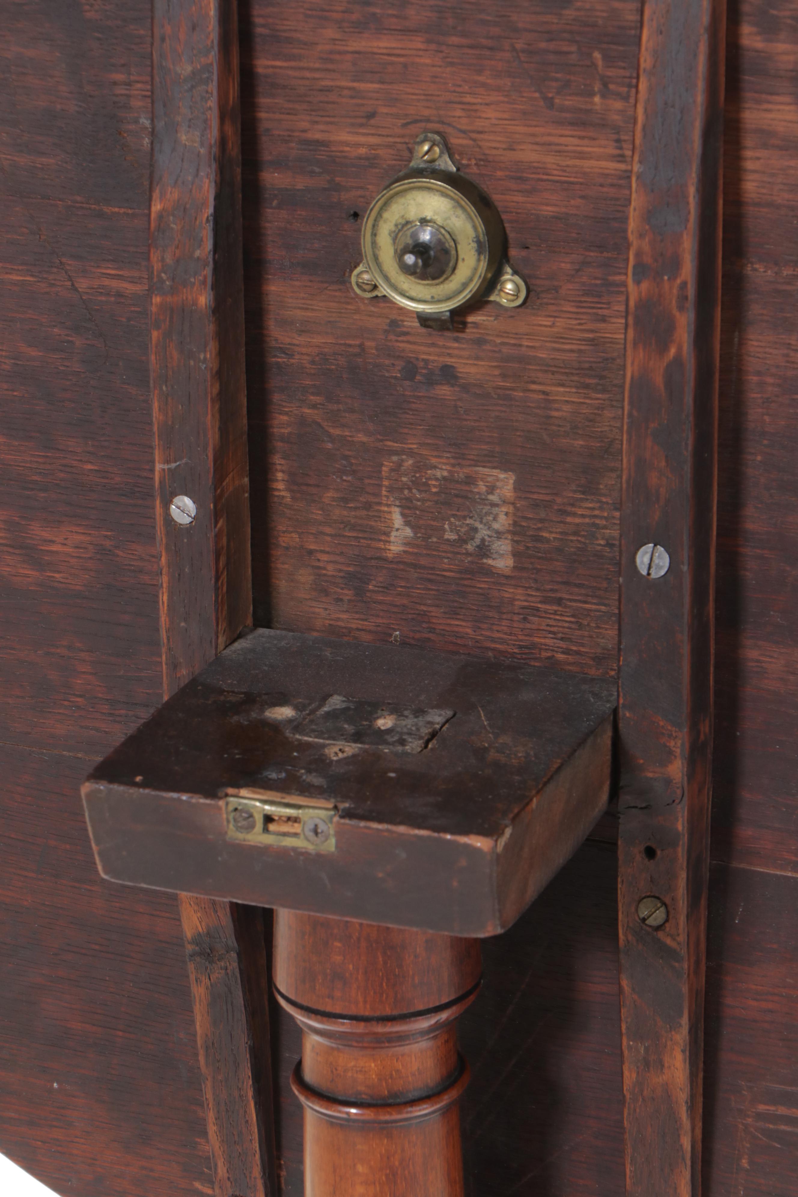 George III Oak and Beech Tilt-Top Tripod Table, Late 18th Century