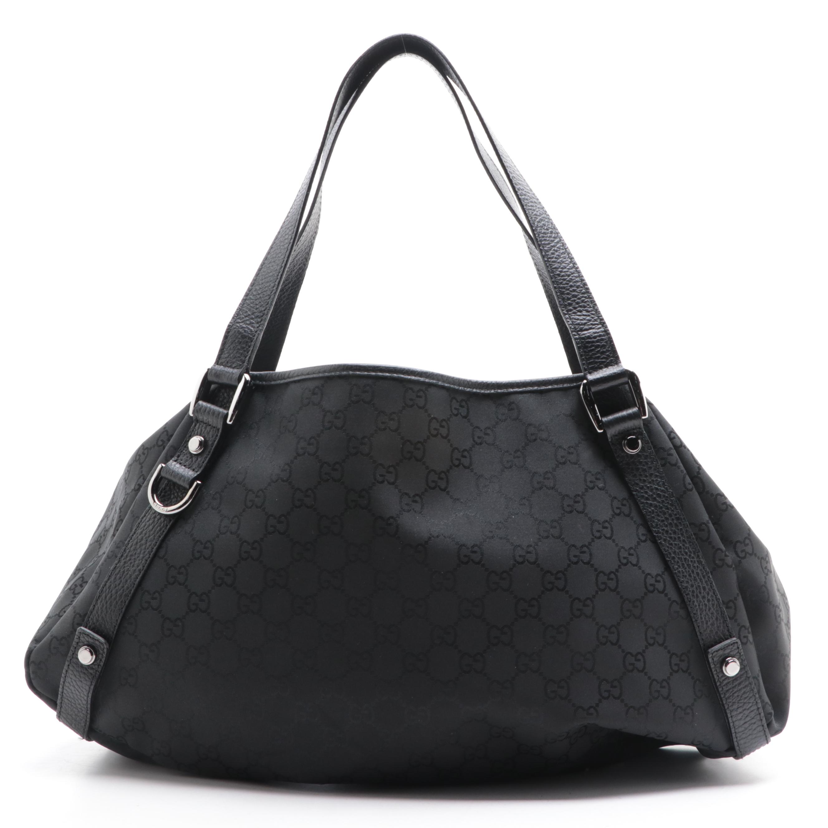 Gucci Pelham GG Canvas and Leather Shoulder Bag