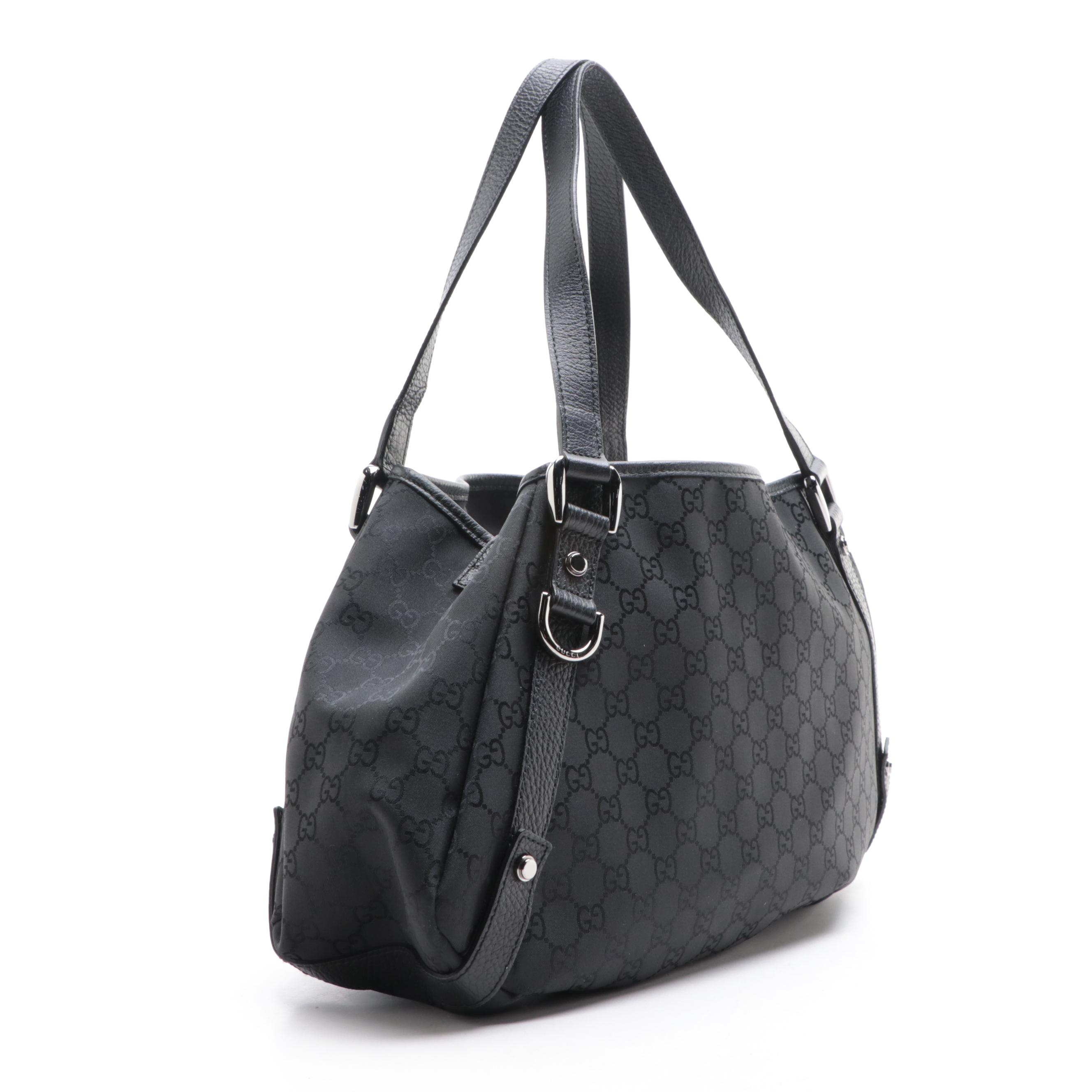 Gucci Pelham GG Canvas and Leather Shoulder Bag