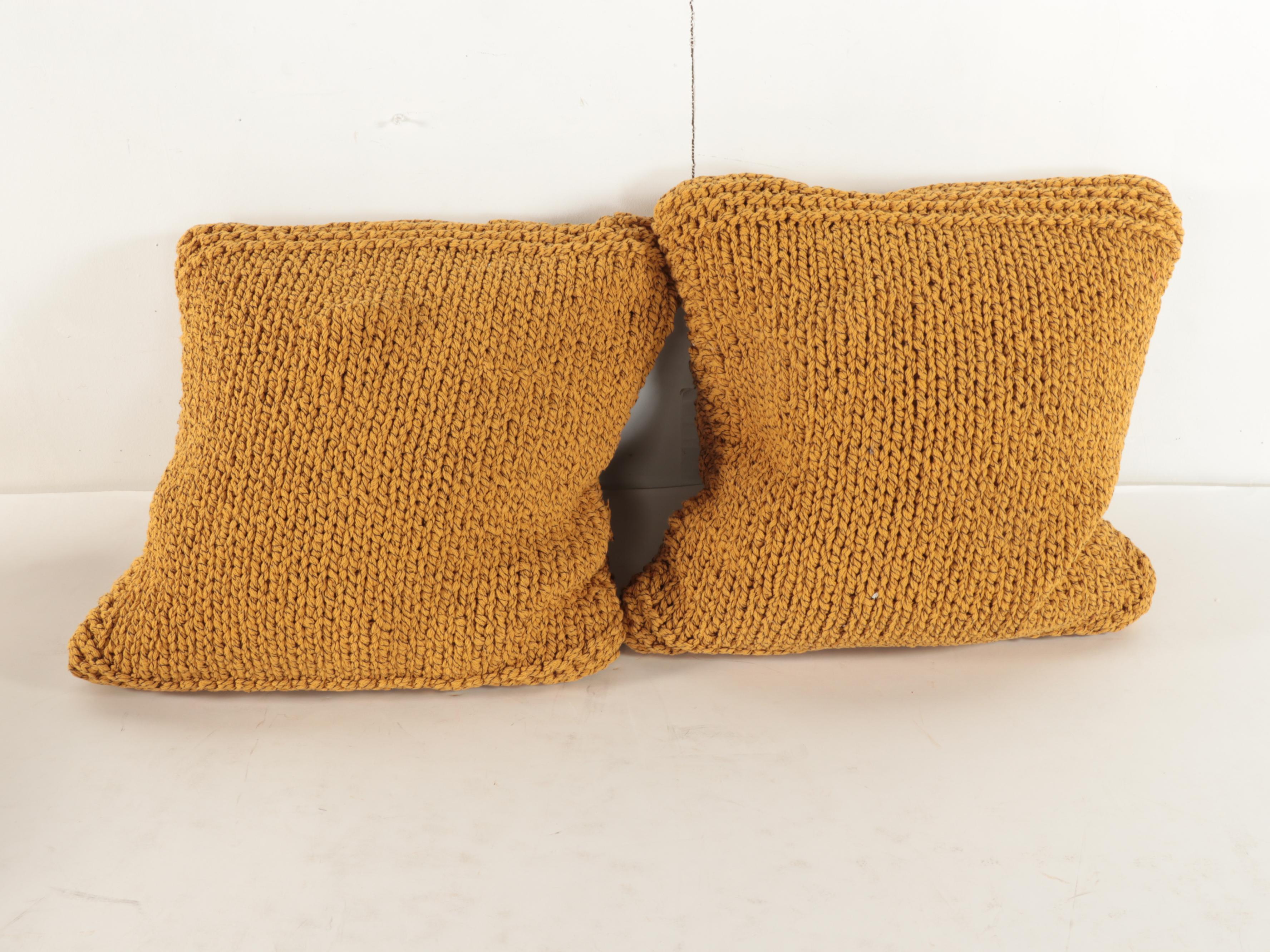 Sferra Throw, Ralph Lauren Home, Chunky Cable Knit and More Accent Pillows