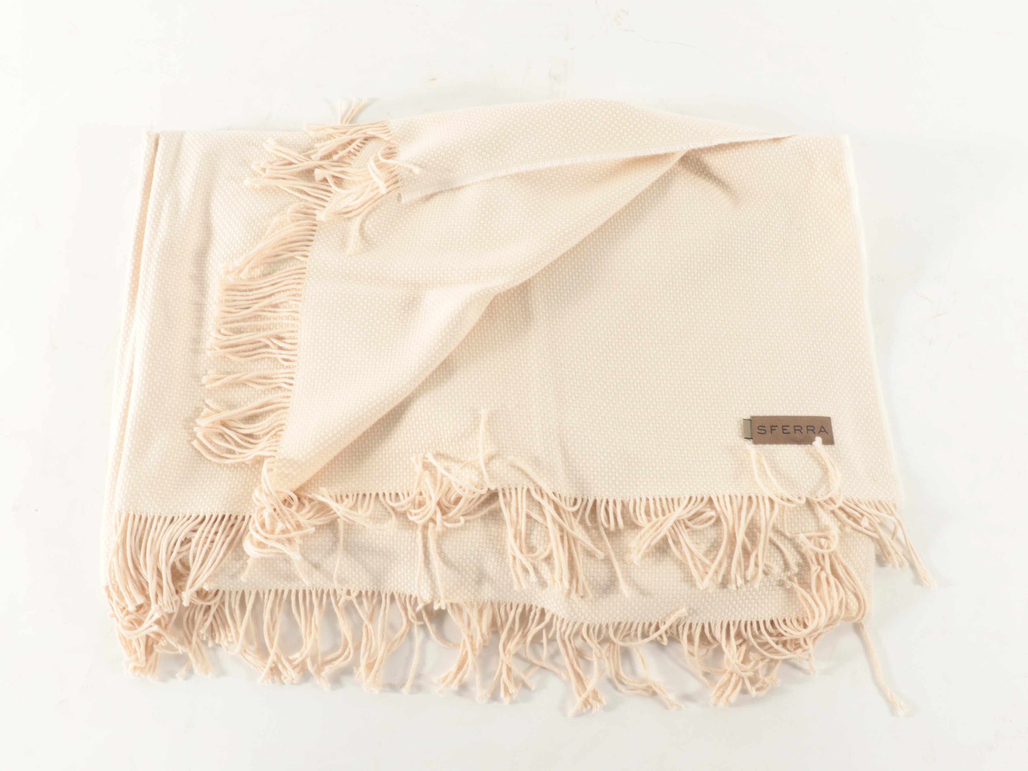 Sferra Throw, Ralph Lauren Home, Chunky Cable Knit and More Accent Pillows