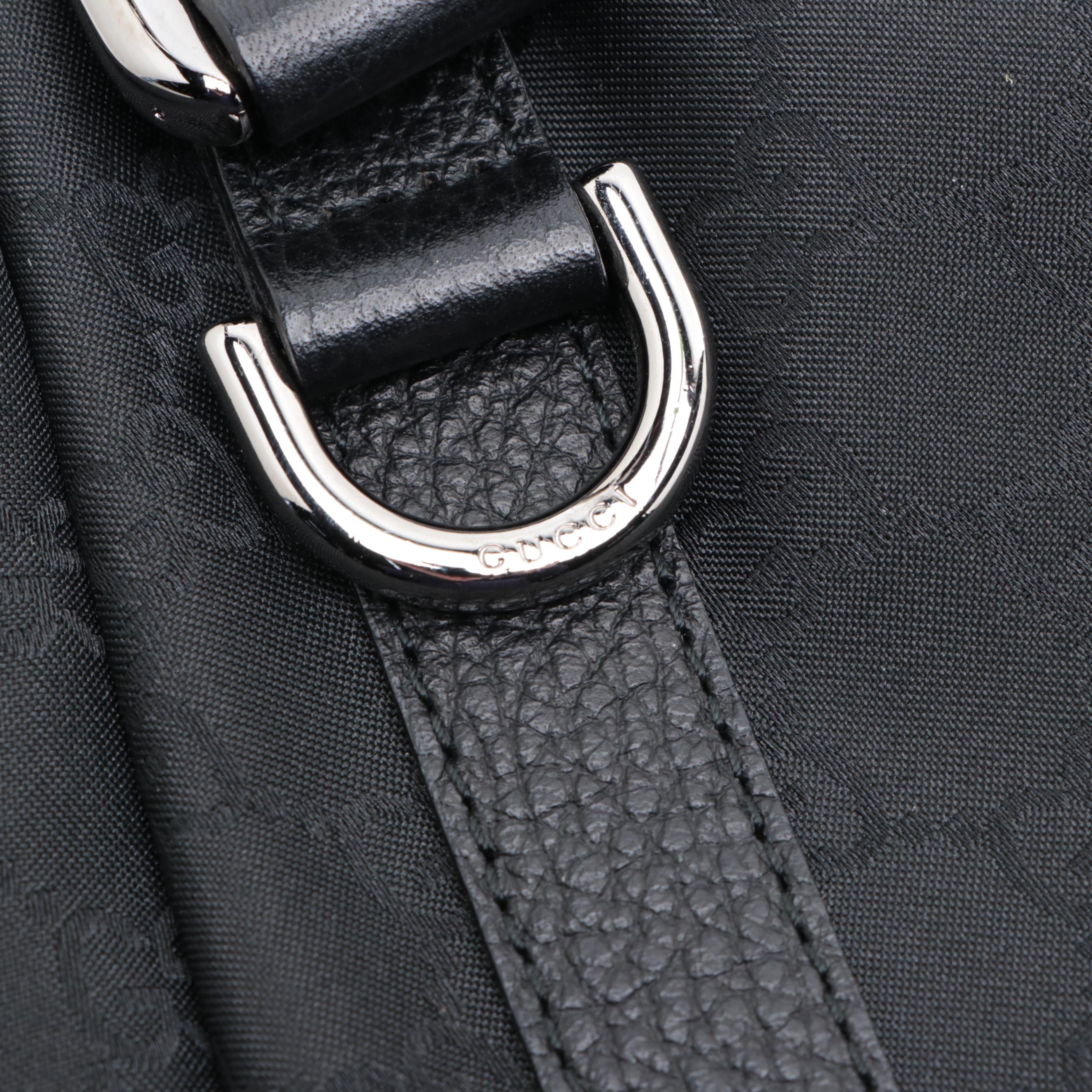 Gucci Pelham GG Canvas and Leather Shoulder Bag