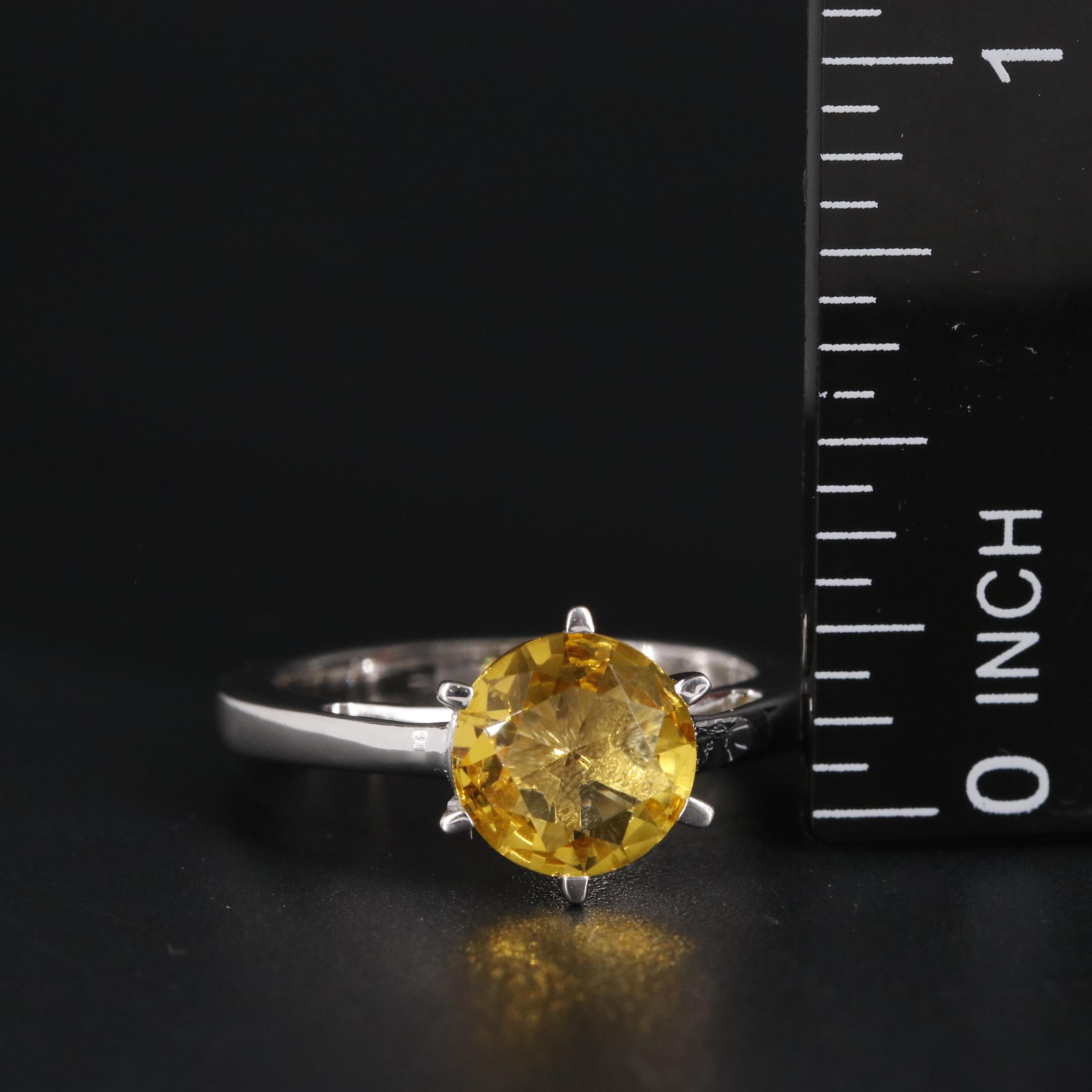 Sterling Gemstone Ring