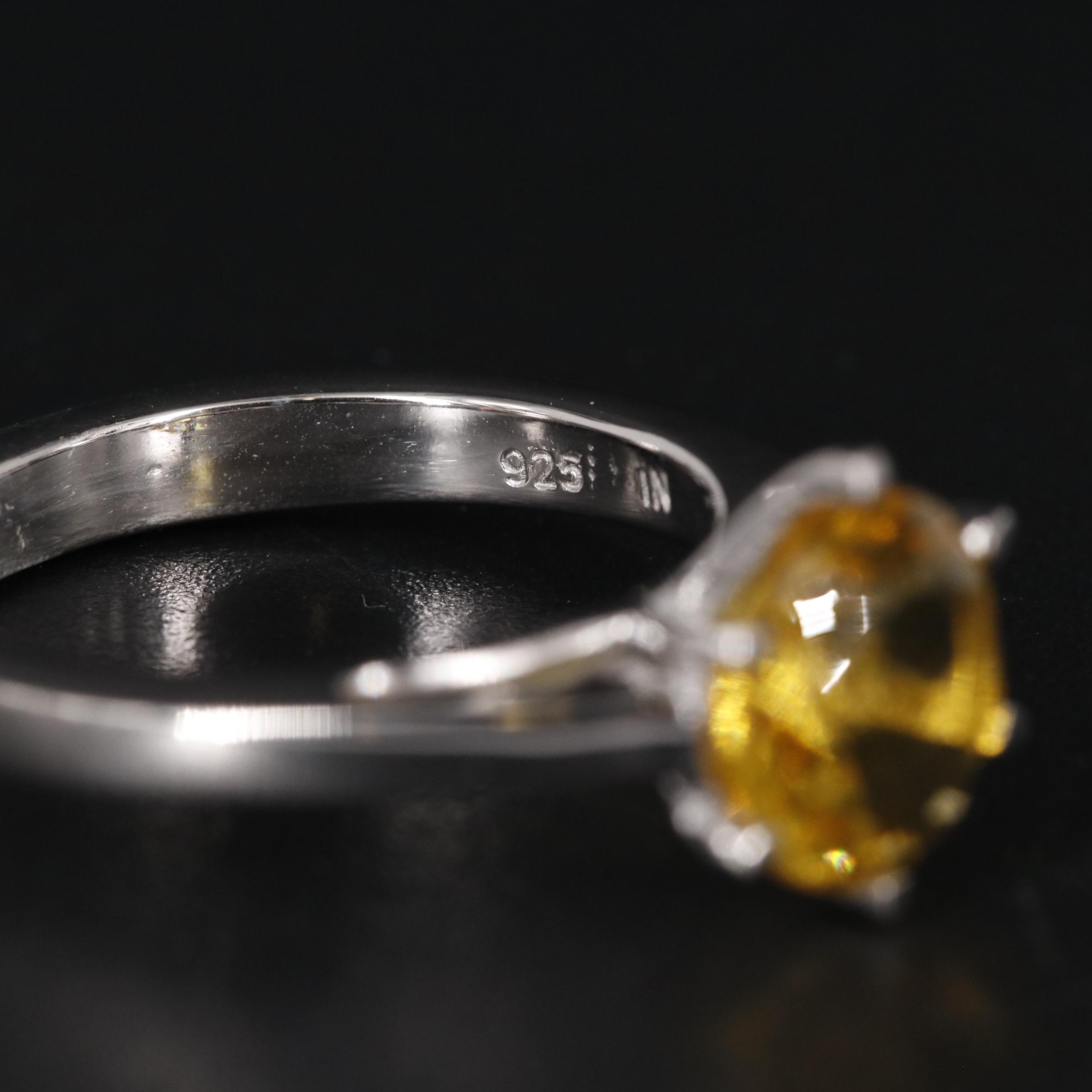 Sterling Gemstone Ring