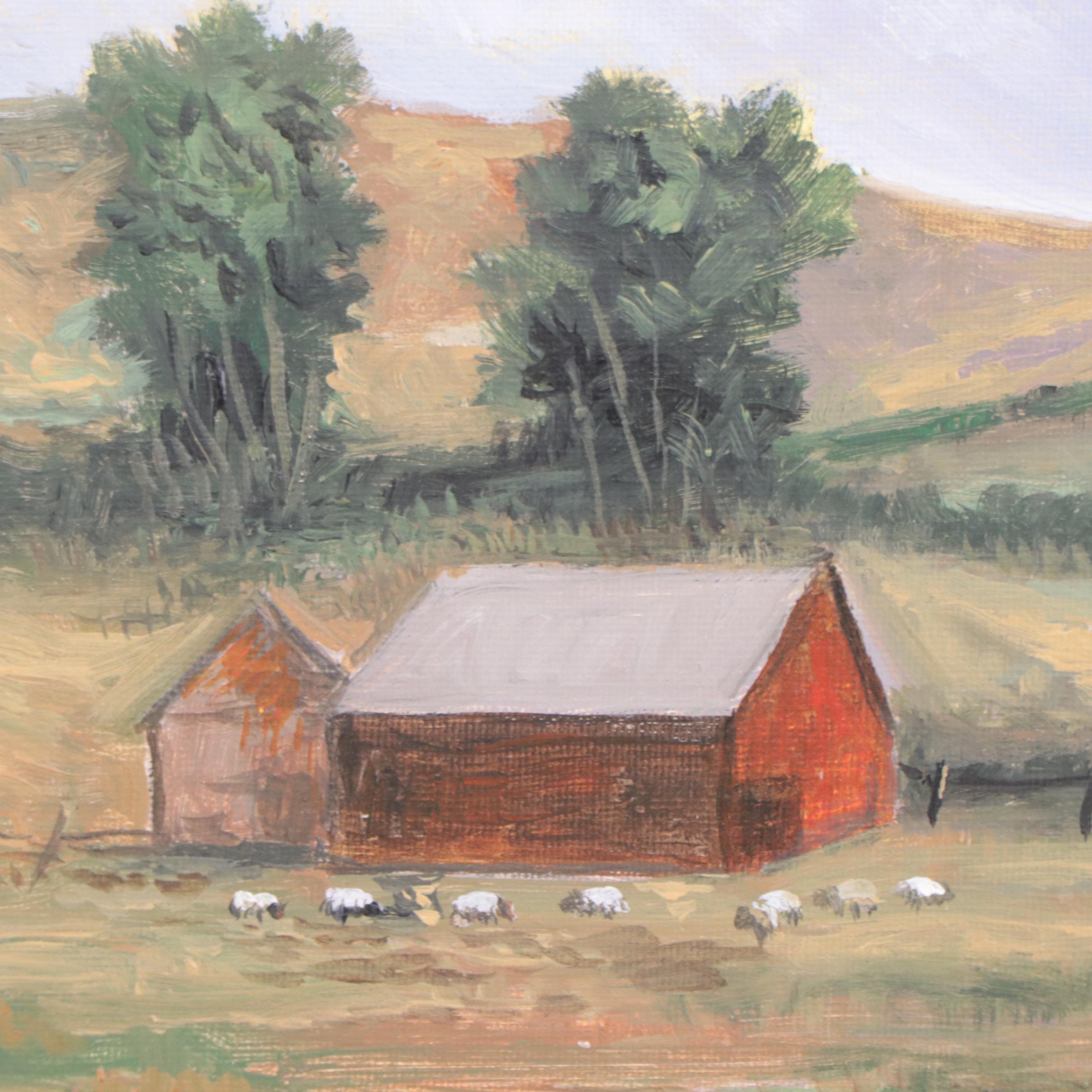 Sulmaz Radvand Pastoral Oil Painting, 21st Century