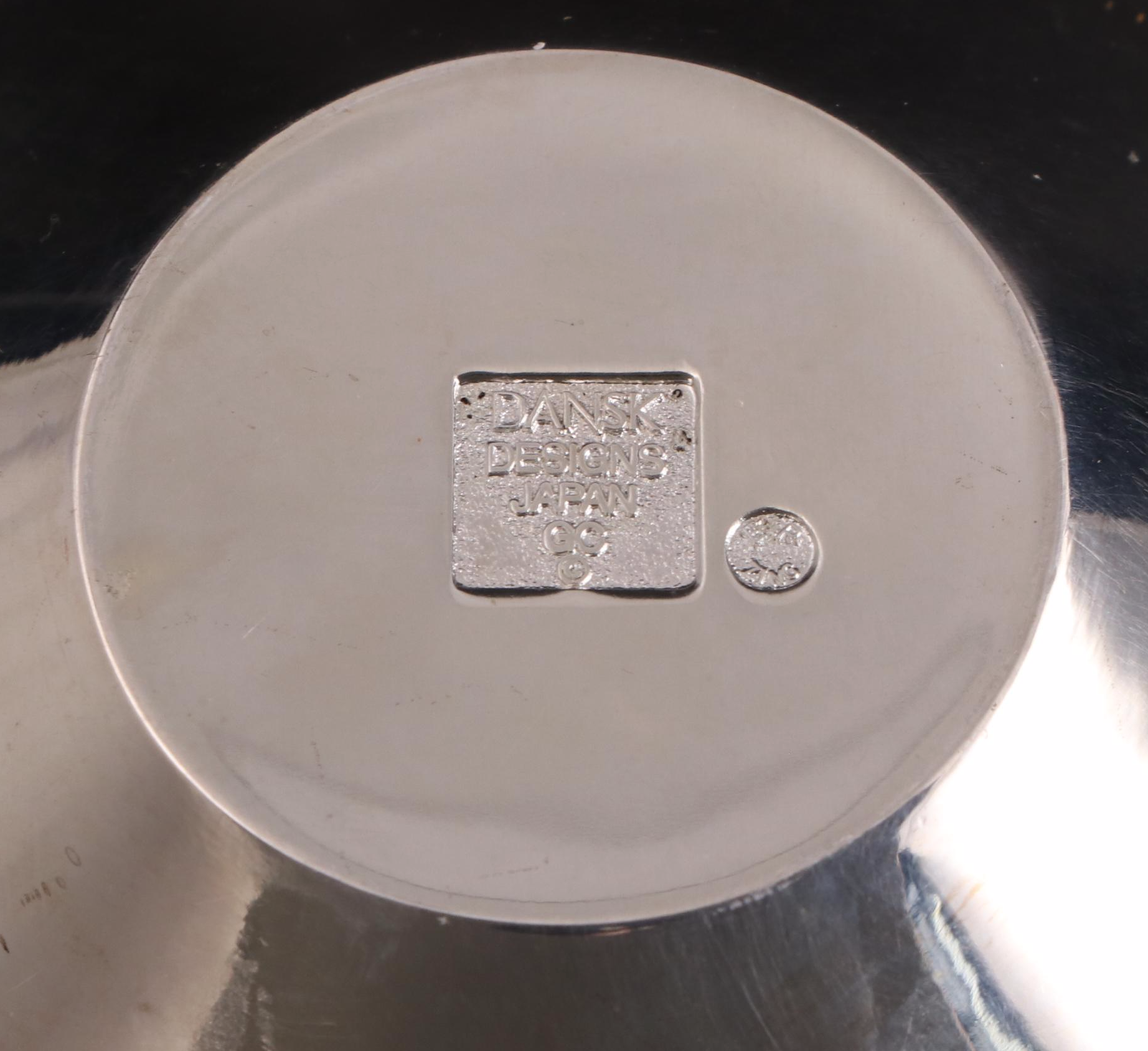 Dansk Silver Plate Six Light Taper Candle Holders