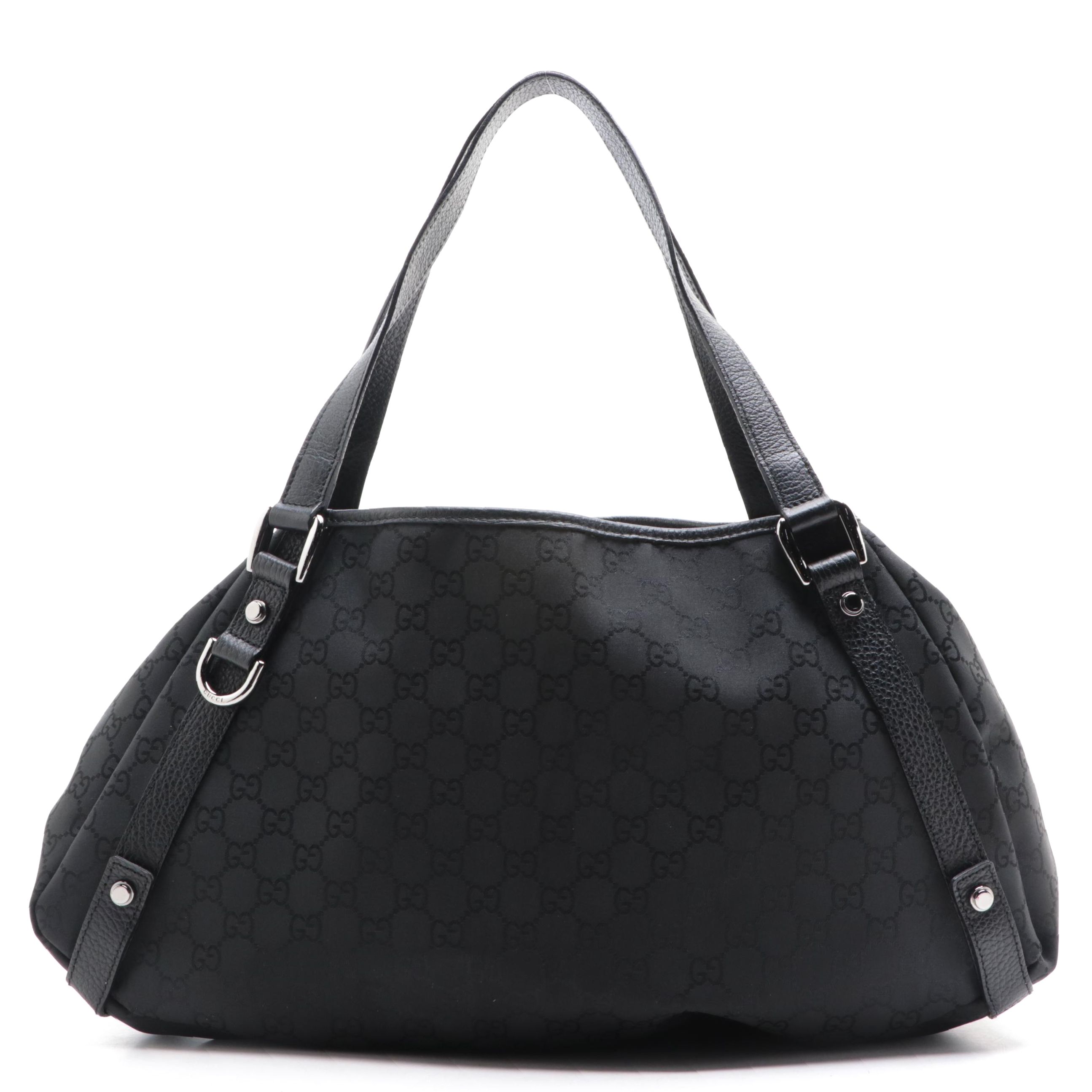 Gucci Pelham GG Canvas and Leather Shoulder Bag