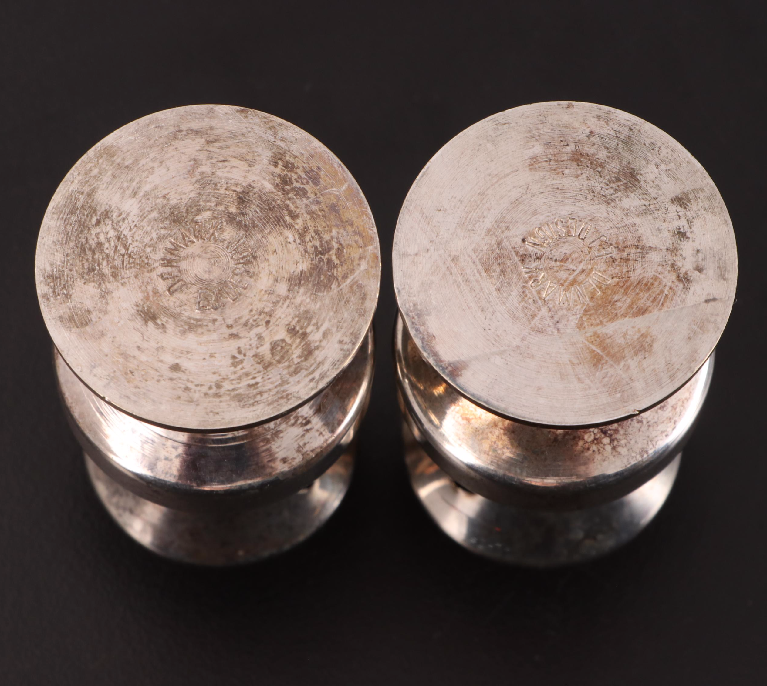 Dansk, E. J. Designs and Cohn Silver Plate Candle Holders and Taper Candles